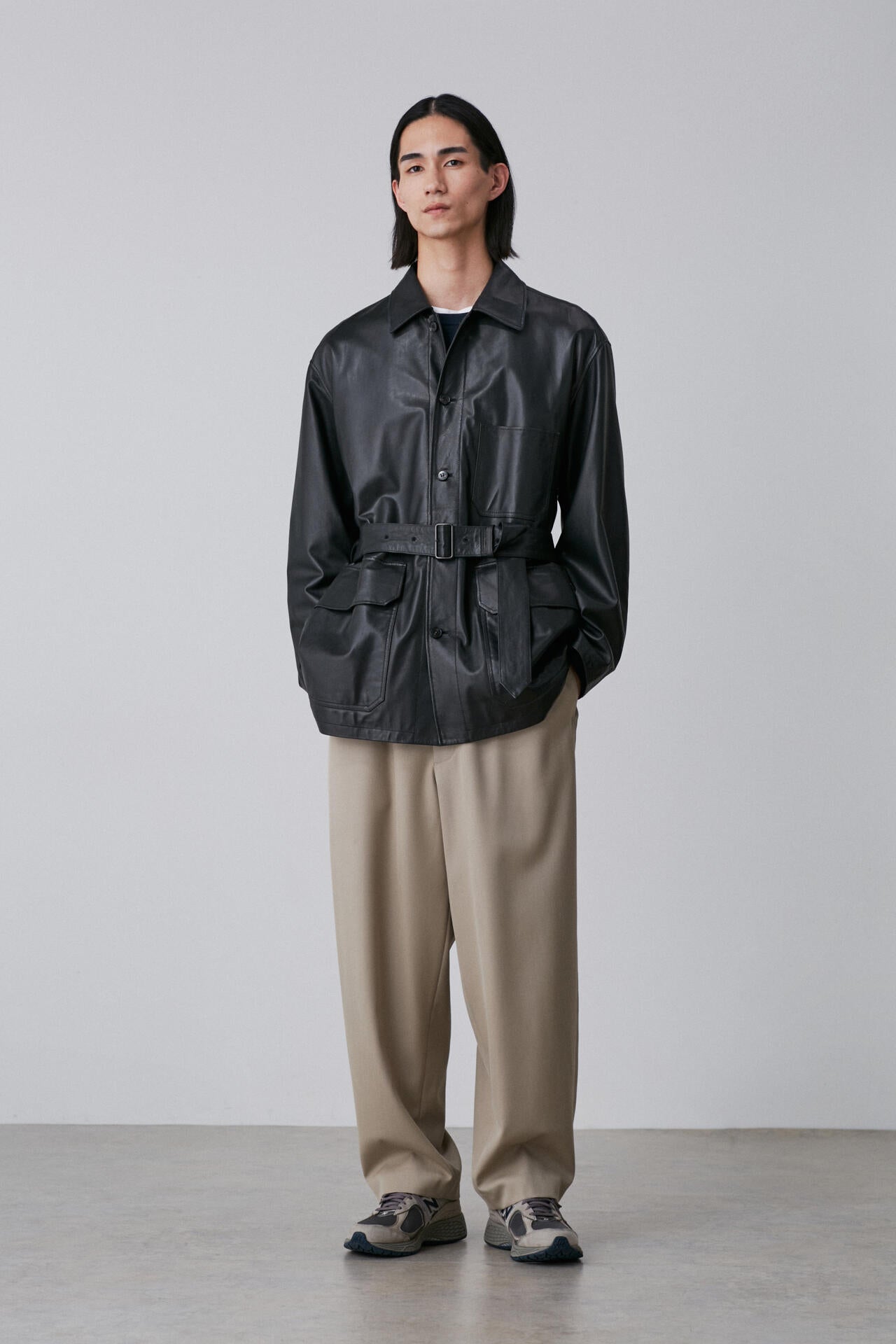 YLEVE / GLOVE SHEEP LEATHER COVERALL JACKET | YLÈVE（イレーヴ