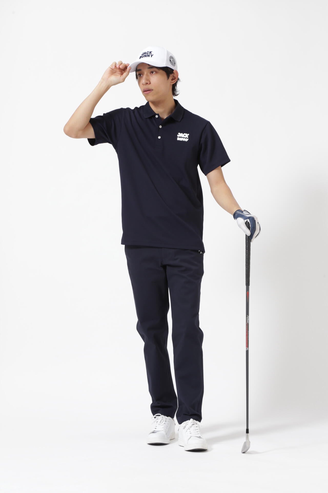 新品タグ付き パーリーゲイツ コットンストレッチパンツ サイズM 新品