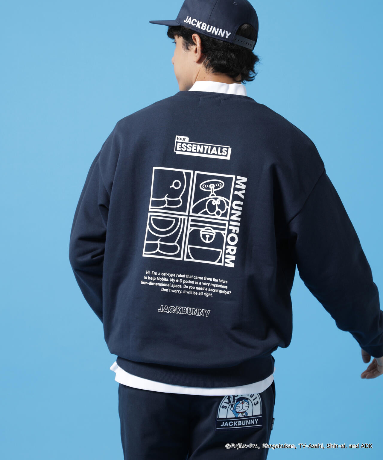 ドラえもん】T/C裏毛長袖クルーネックスウェットプルオーバー | Jack