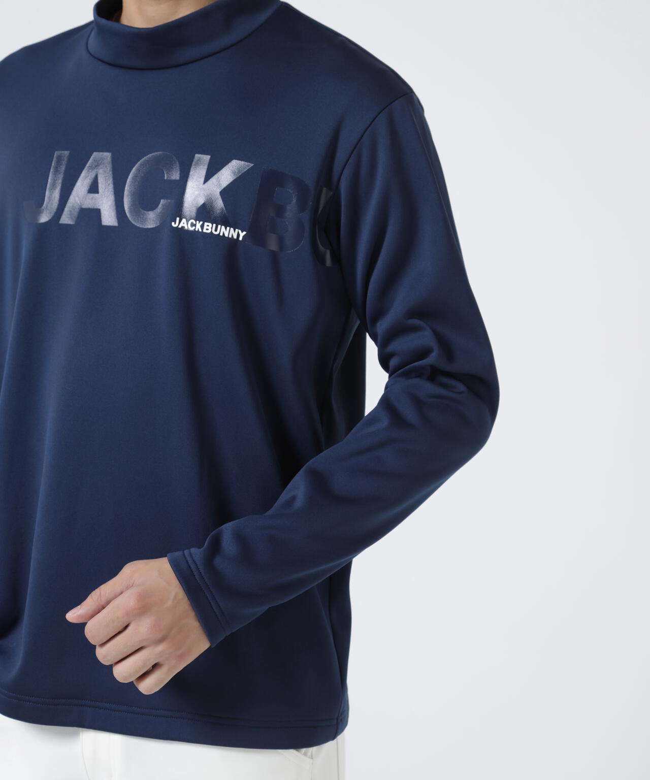 KARUISHI長袖モックネックカットソー | Jack Bunny!!（ジャックバニー