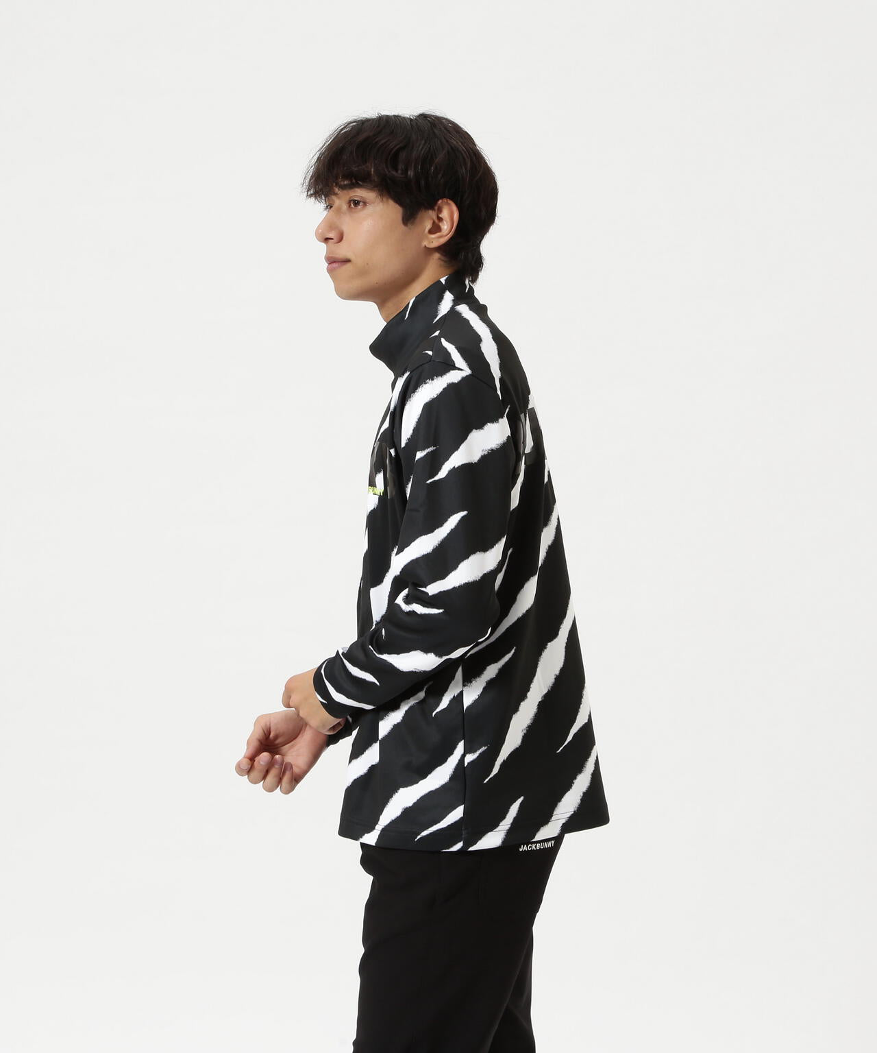 KARUISHI長袖モックネックカットソー | Jack Bunny!!（ジャックバニー