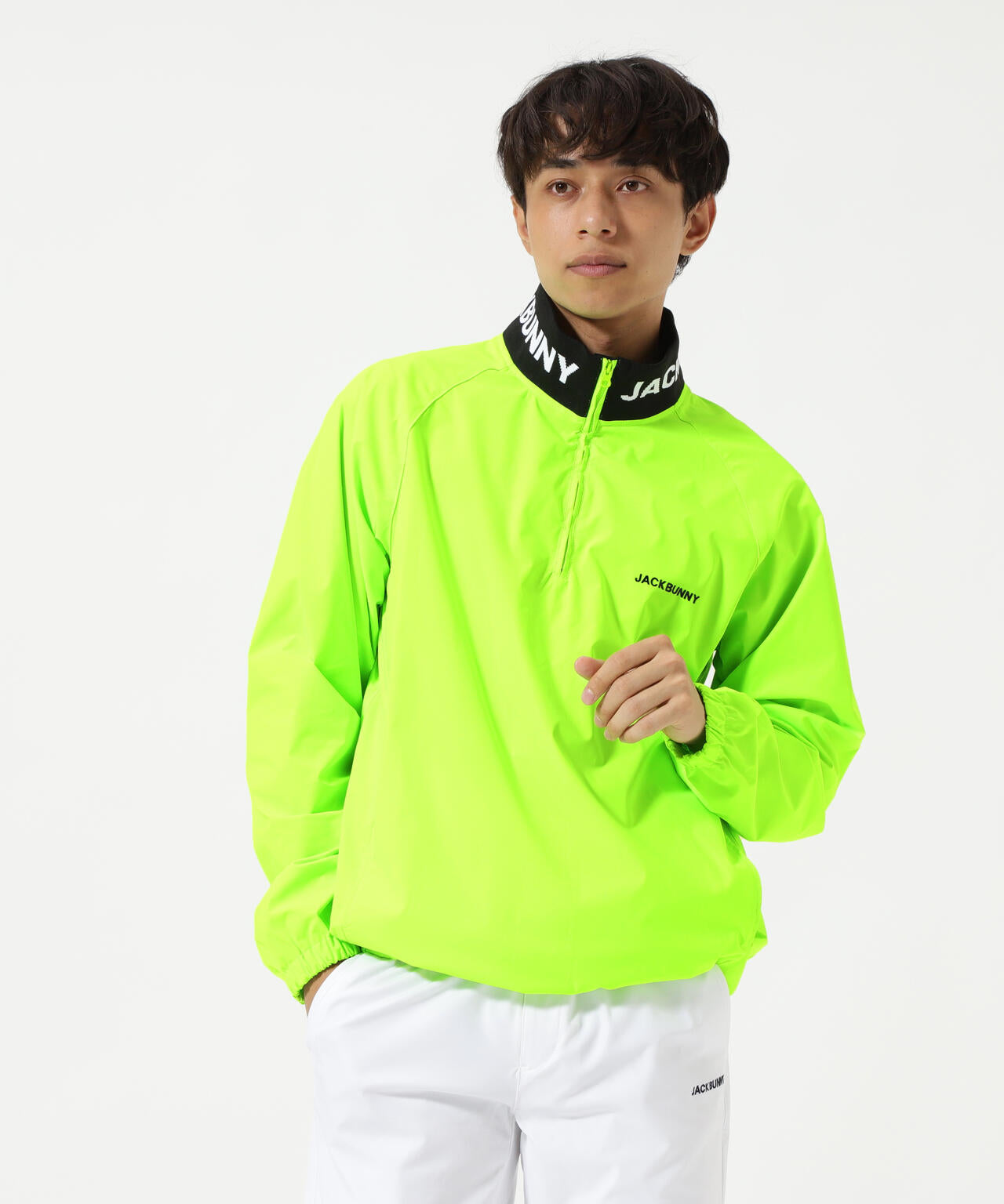 裏メッシュハーフジップアップブルゾン | Jack Bunny!!（ジャック