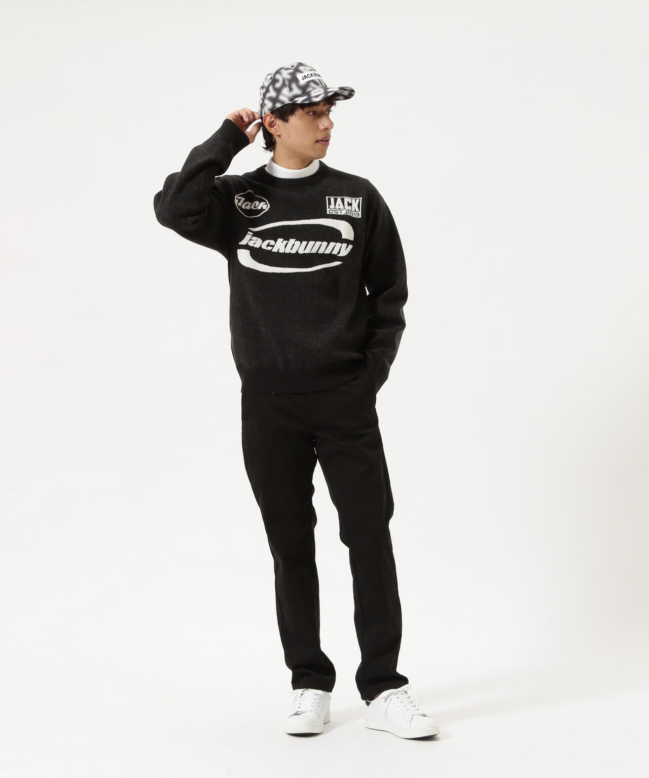 ラミネートスムース 裏地付きロングパンツ | Jack Bunny!!（ジャック