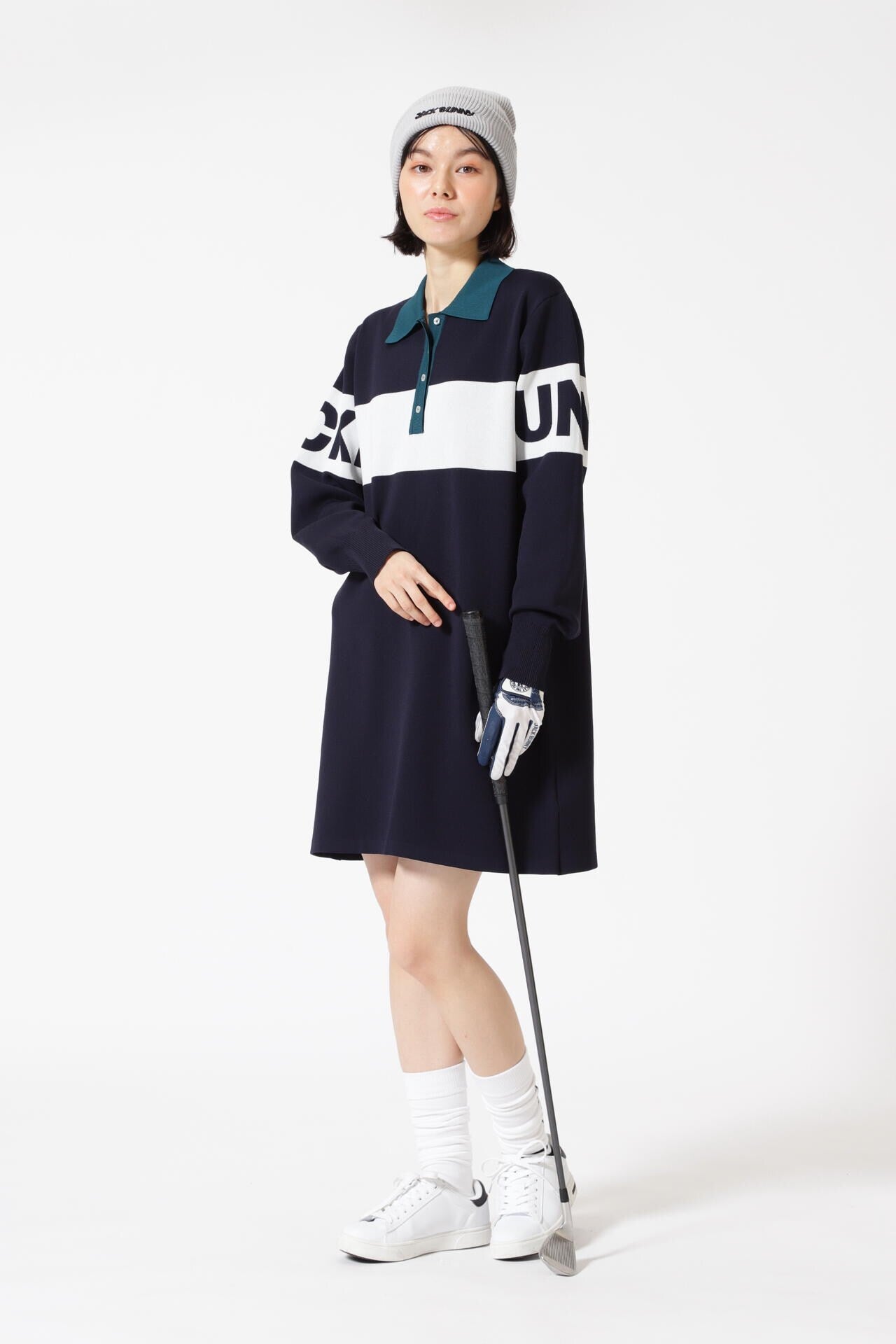 14G1×1P全面Wジャガードニットワンピース | Jack Bunny!!（ジャック