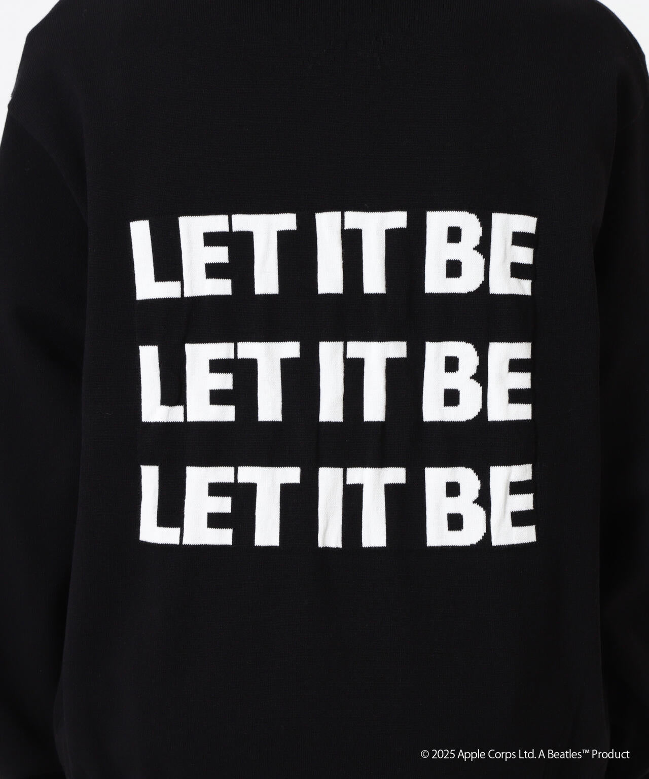 The BEATLES ×Jack Bunny!!】長袖クルーネックニットプルオーバー