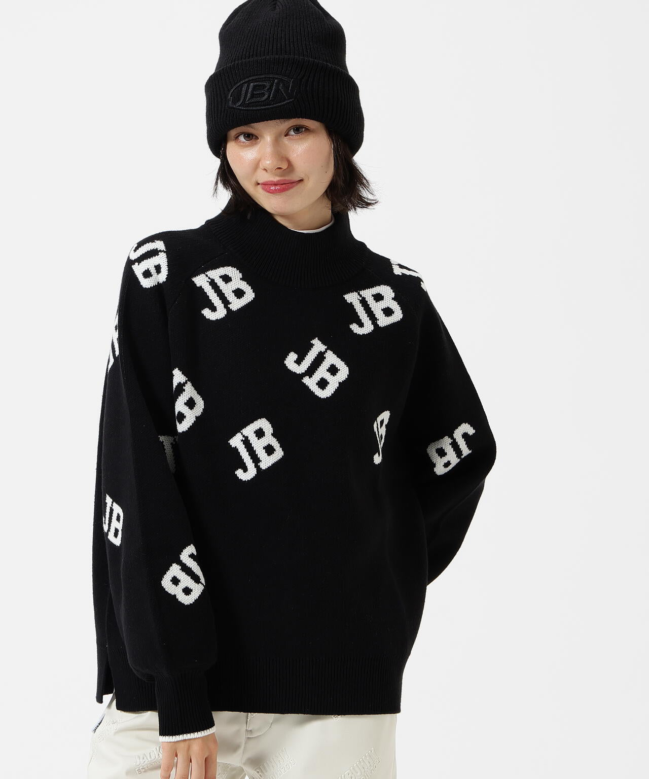 カジュアルモックネックニットプルオーバー | Jack Bunny!!（ジャック