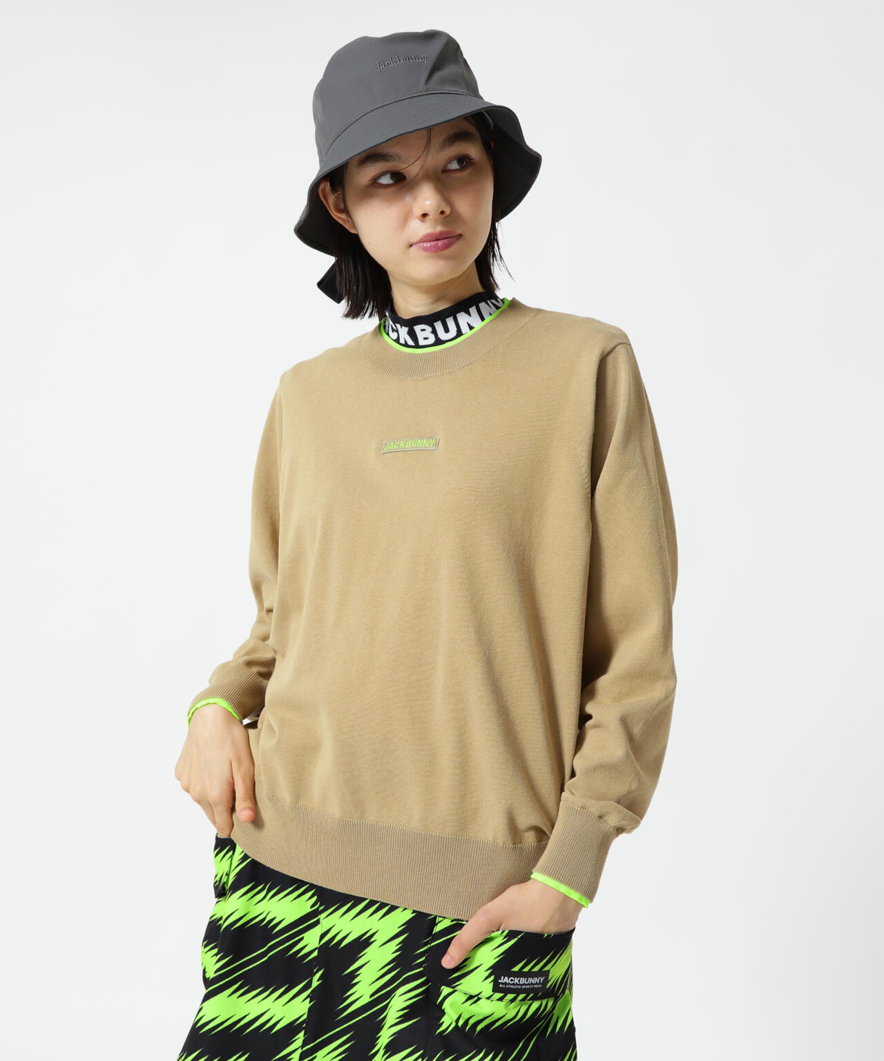 16Gクルーネックニットプルオーバー | Jack Bunny!!（ジャックバニー