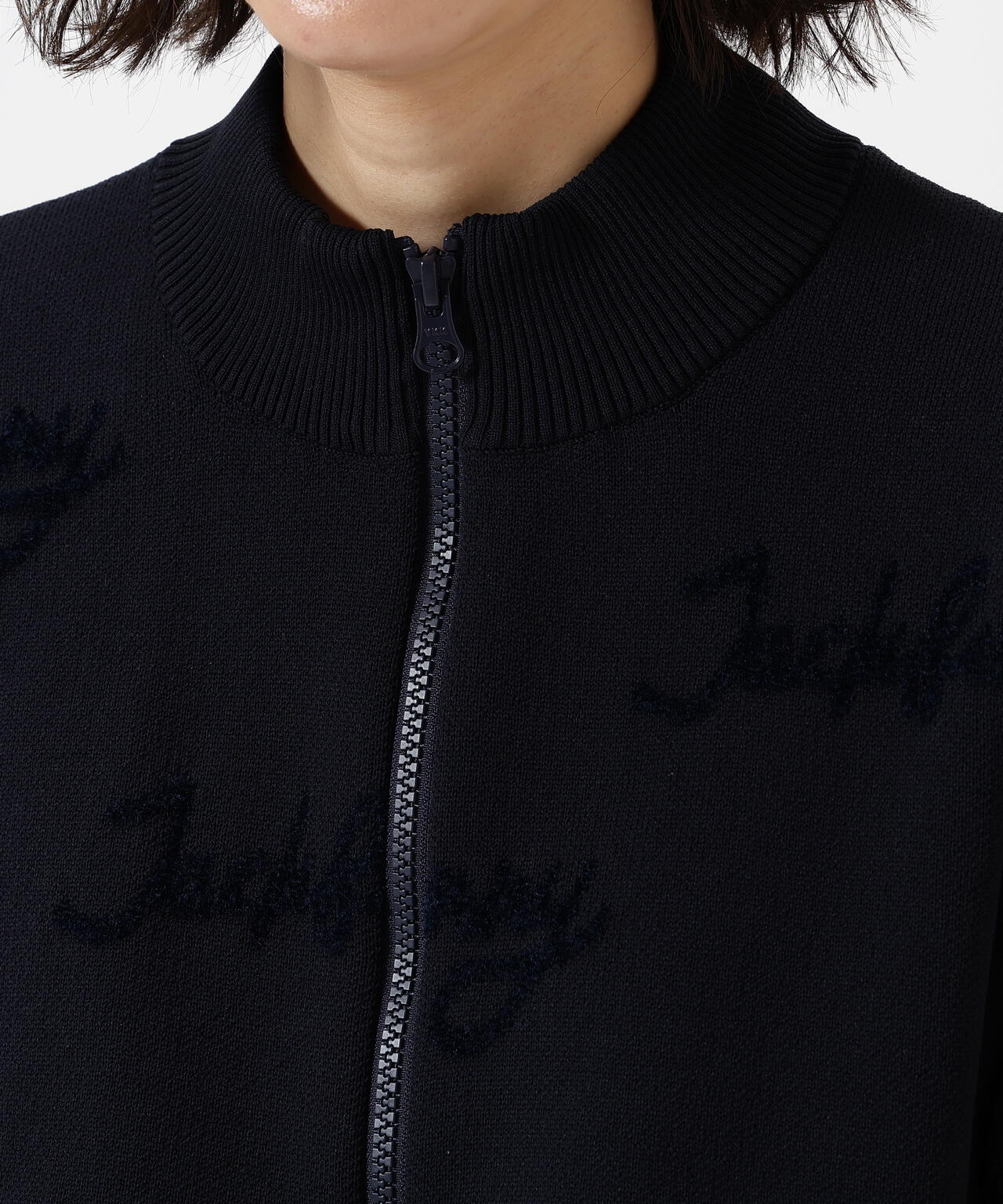 12Gダブルジャガードジップアップニットジャケット | Jack Bunny