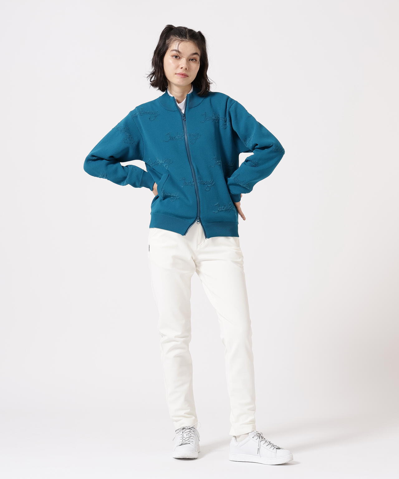 12Gダブルジャガードジップアップニットジャケット | Jack Bunny