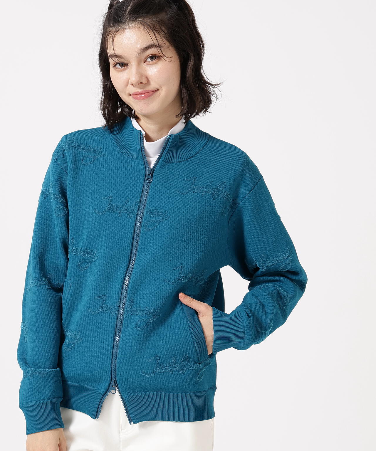 12Gダブルジャガードジップアップニットジャケット | Jack Bunny