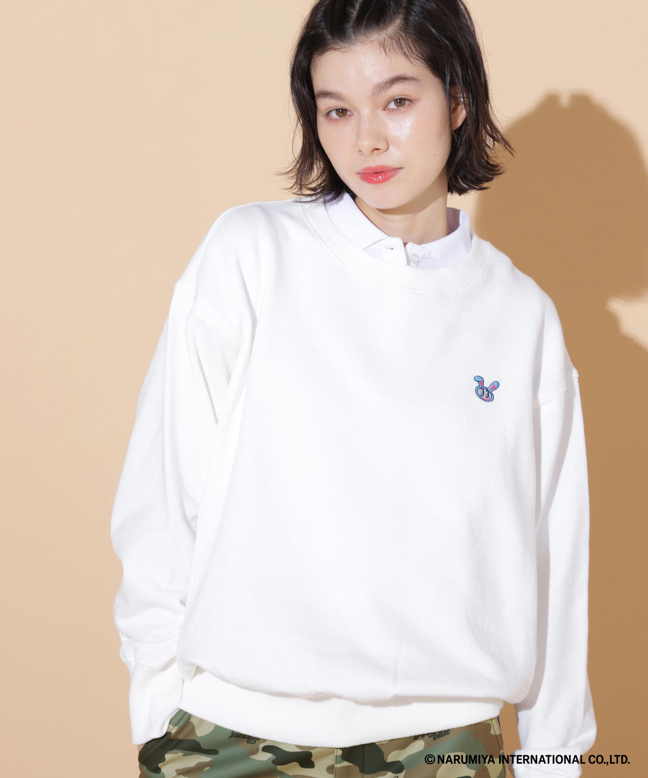 一部店舗&公式オンライン限定】エンジェルブルーコラボ裏毛スウェット