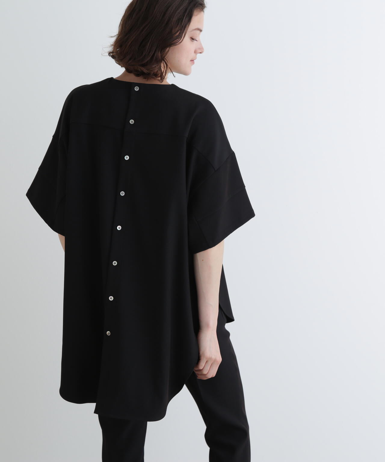 2WAYツイルハーフスリーブブラウス | LE PHIL（ル フィル） ｜【公式