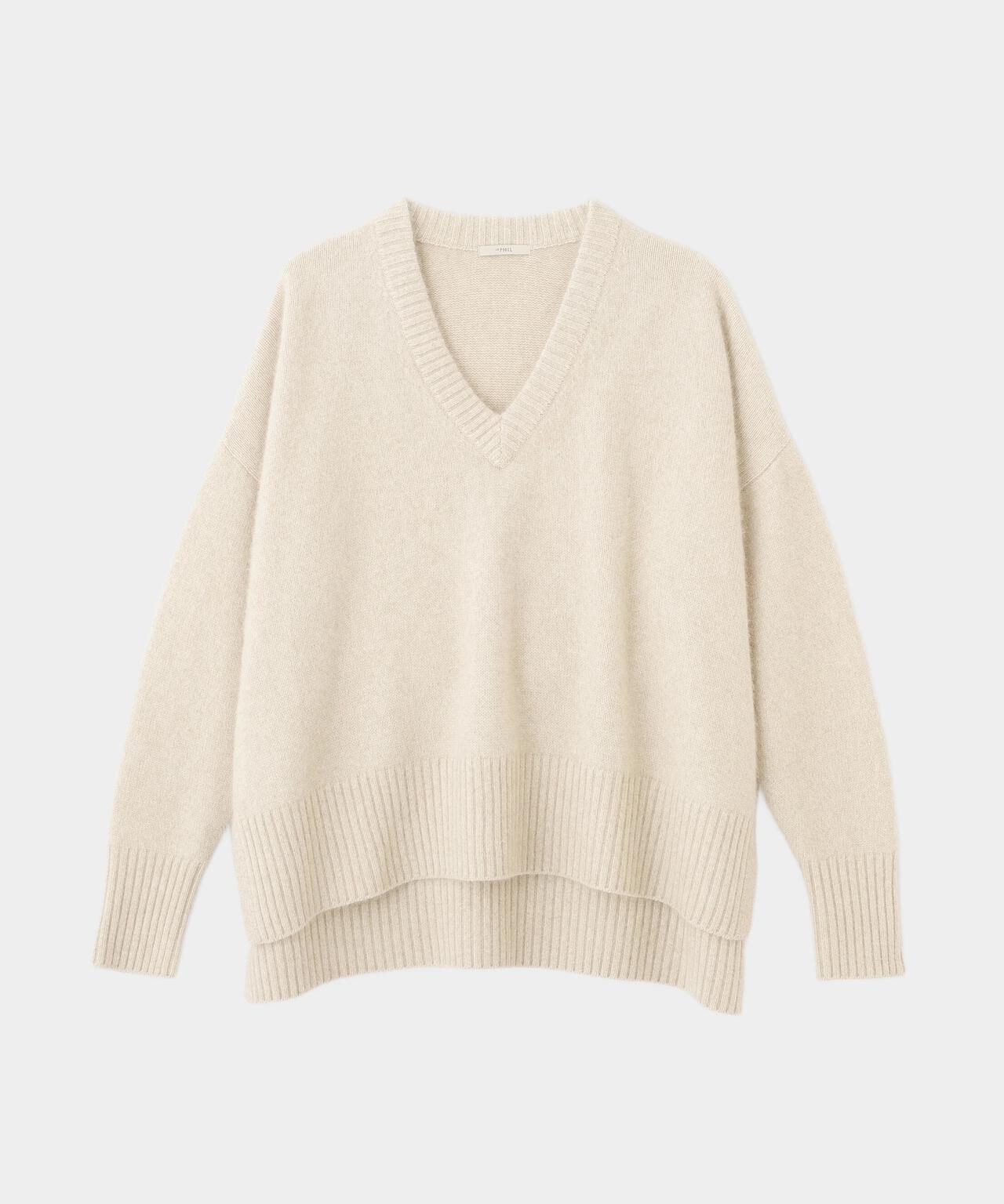 FOX混Vネックニット | LE PHIL（ル フィル） ｜【公式】通販mix