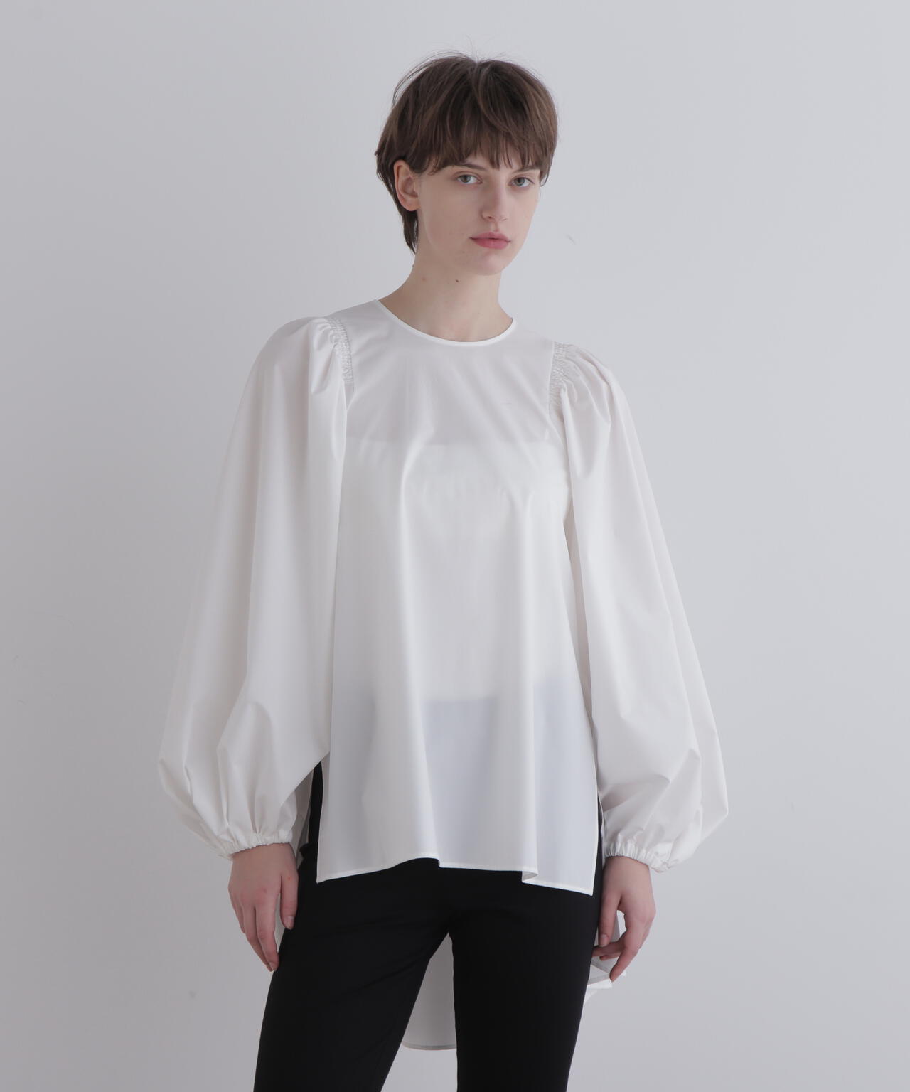SOLOTEXブロードギャザーブラウス | LE PHIL（ル フィル） ｜【公式