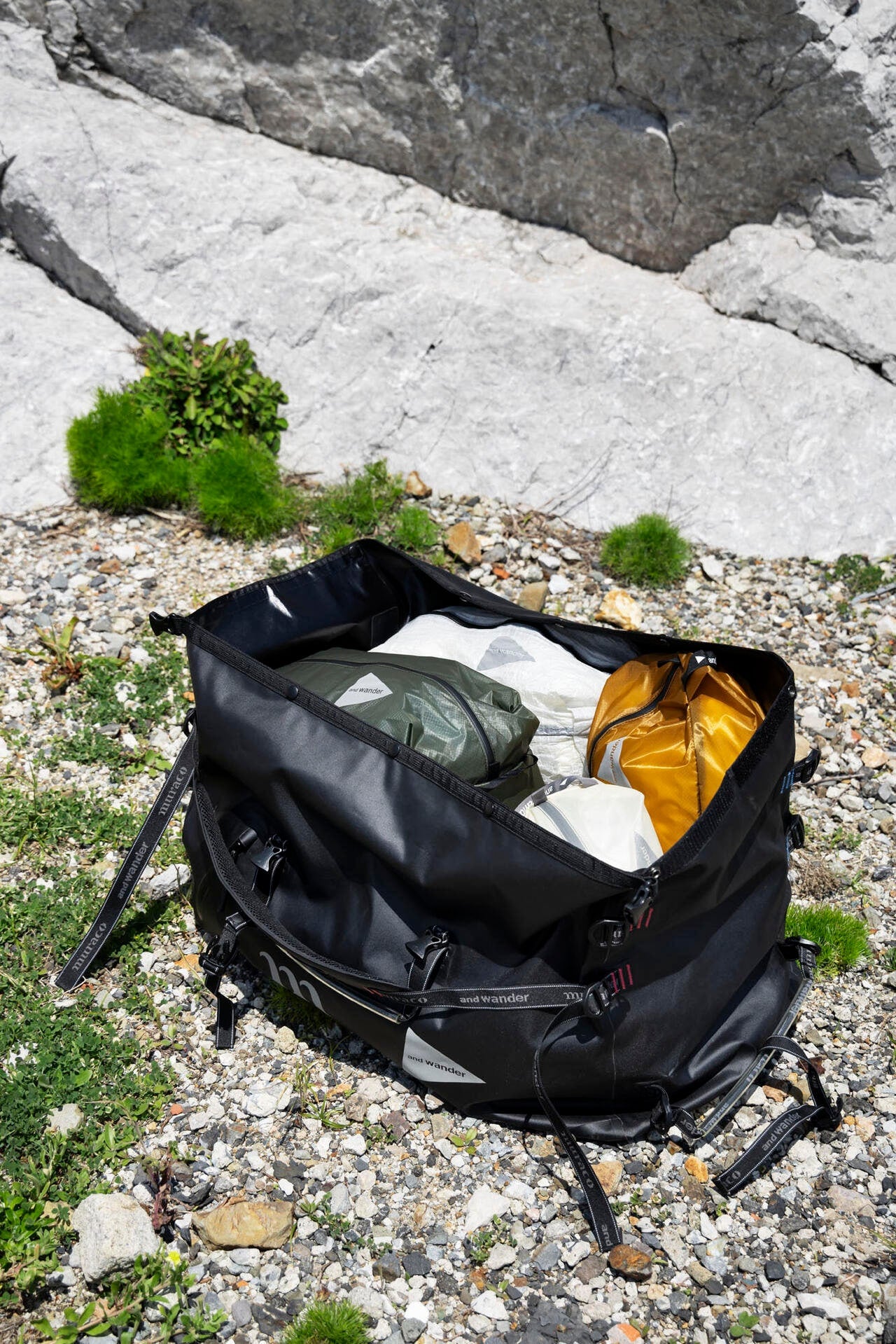 muraco × and wander WATERPROOF BOSTON BAG | and wander（アンド