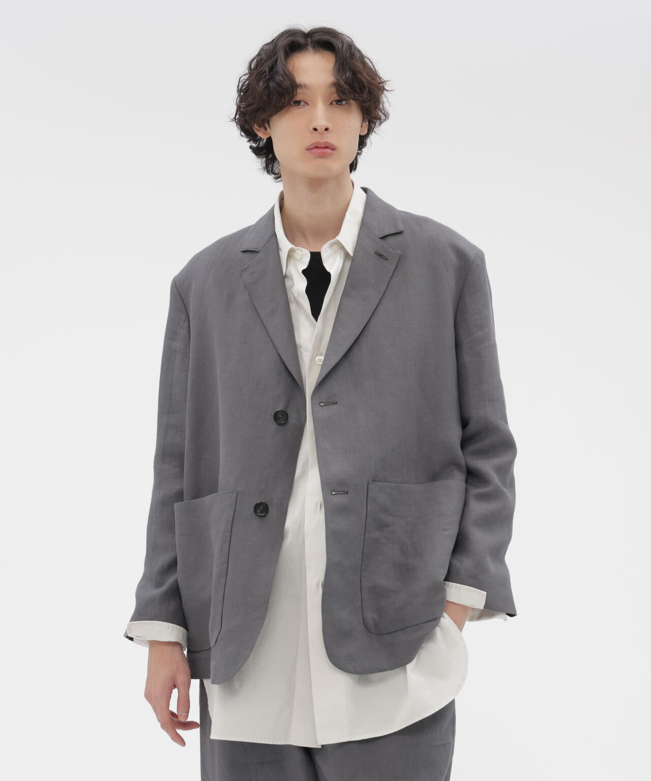 COMPACT LINEN TWILL JACKET | MARGARET HOWELL（マーガレット