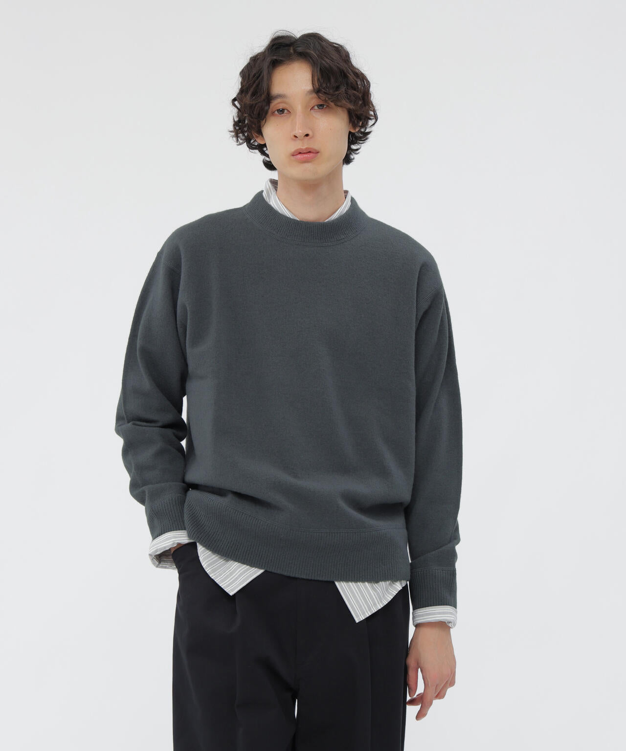 FELTED ROUGH WOOL KNITWEAR | MARGARET HOWELL（マーガレット