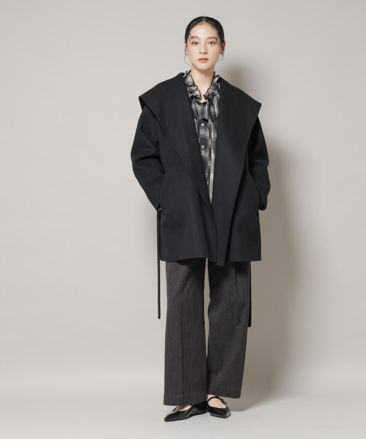 SUPER110blend リバーショールミディコート | NANO universe（ナノ