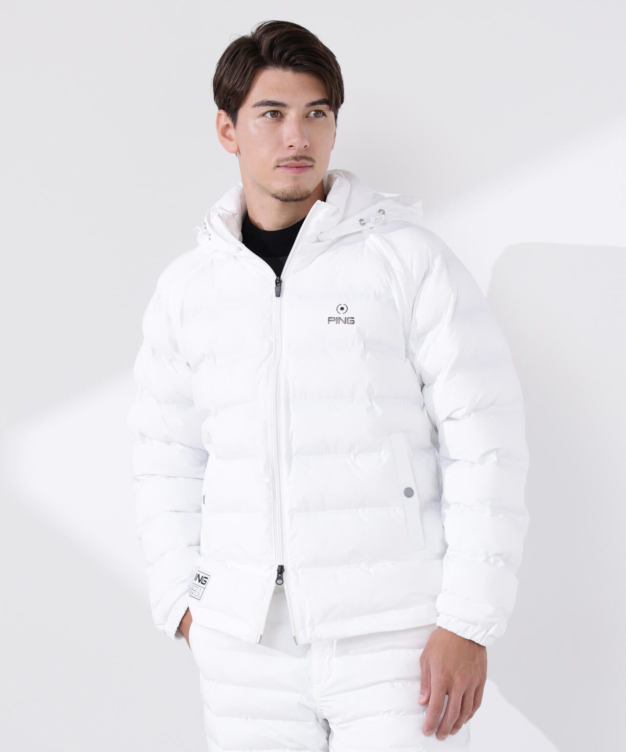 PING APPAREL】25FW 3WAY中綿フーディブルゾン ＜GOLD＞ (MENS