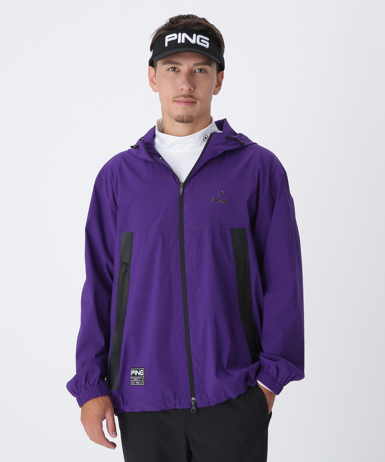 PING APPAREL】プライムフレックスリップストップ フーディブルゾン