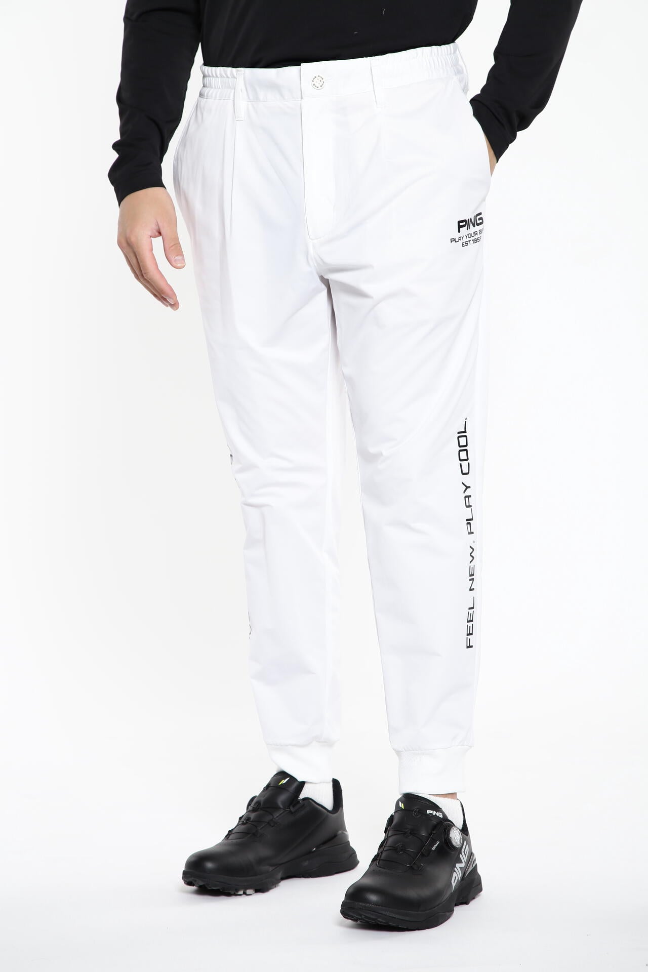 PING APPAREL】布帛裾リブ 撥水ジョガーパンツ ＜PERFORMANCE＞ (MENS