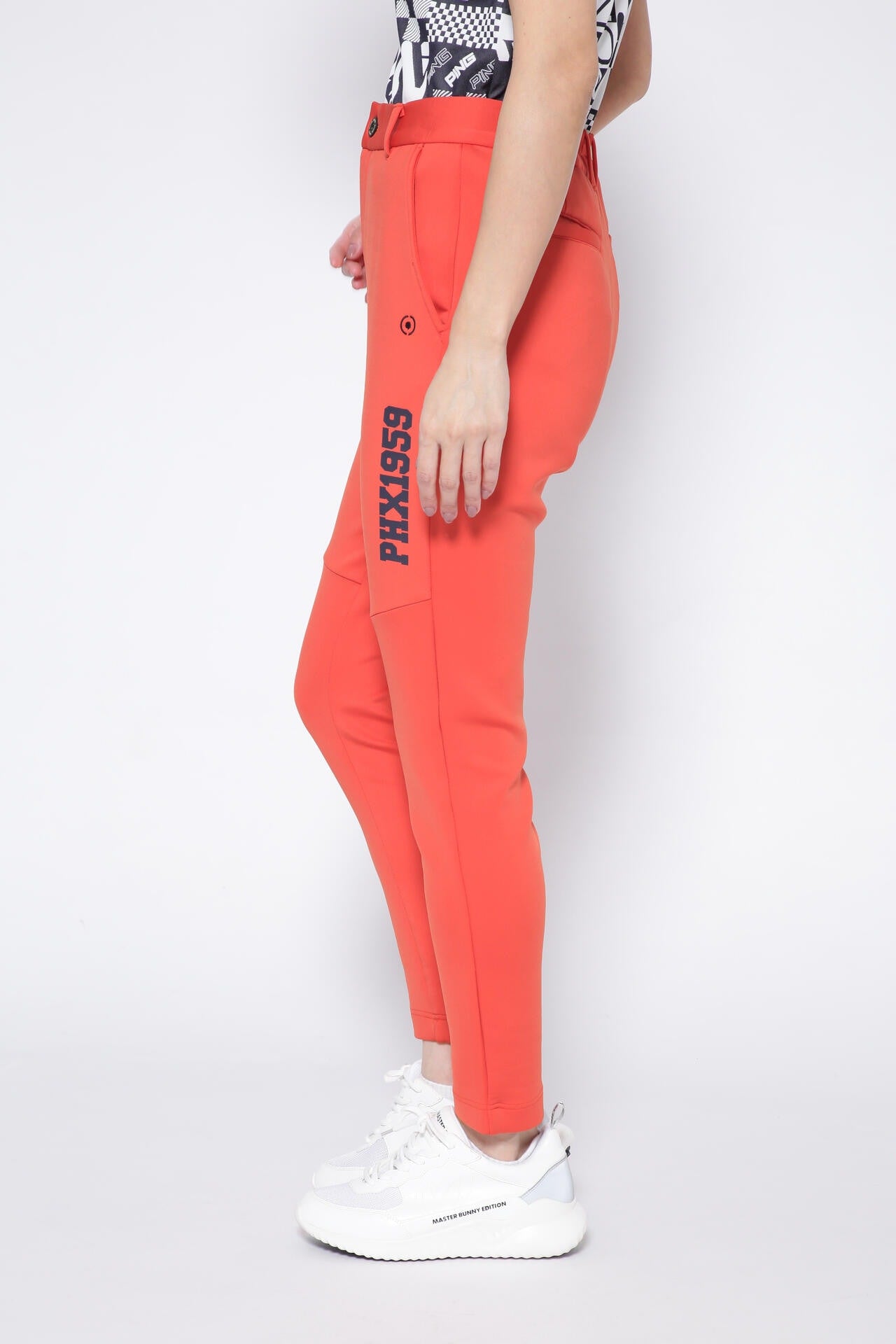 PING APPAREL】リサイクルスキューバテーパードパンツ ＜NATIVE