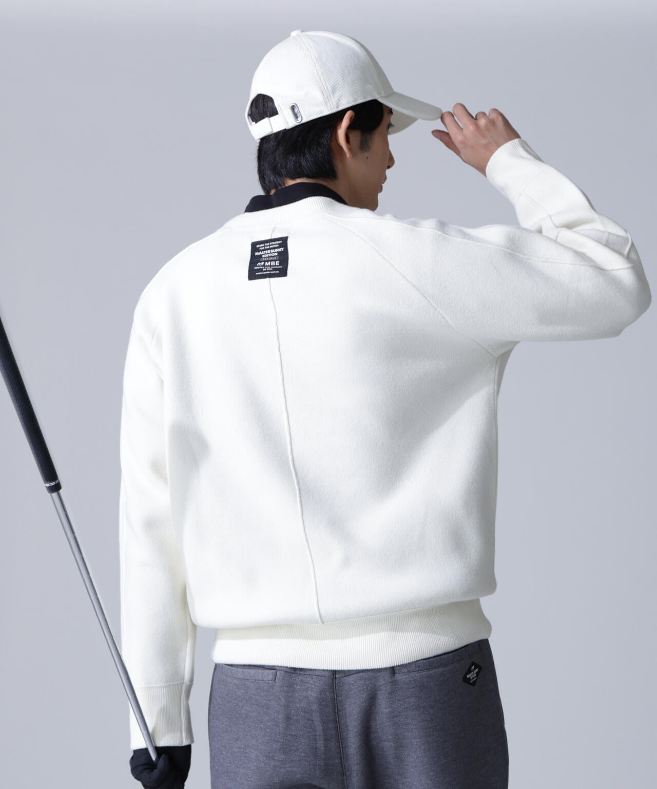 Wジャガードクルーネックニットプルオーバー | MASTER BUNNY EDITION