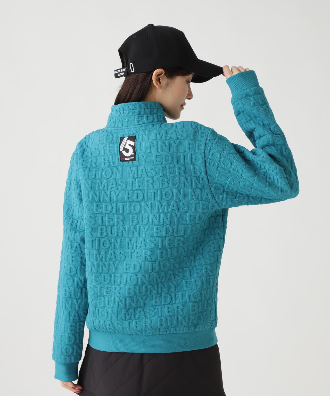 ロゴキルトジャガードハーフジップアップ | MASTER BUNNY EDITION