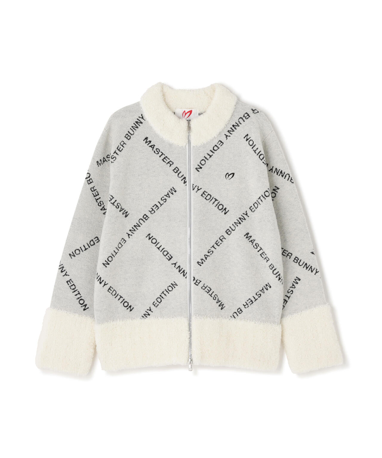 ブークレロゴジャガードジップアップニットブルゾン | MASTER BUNNY