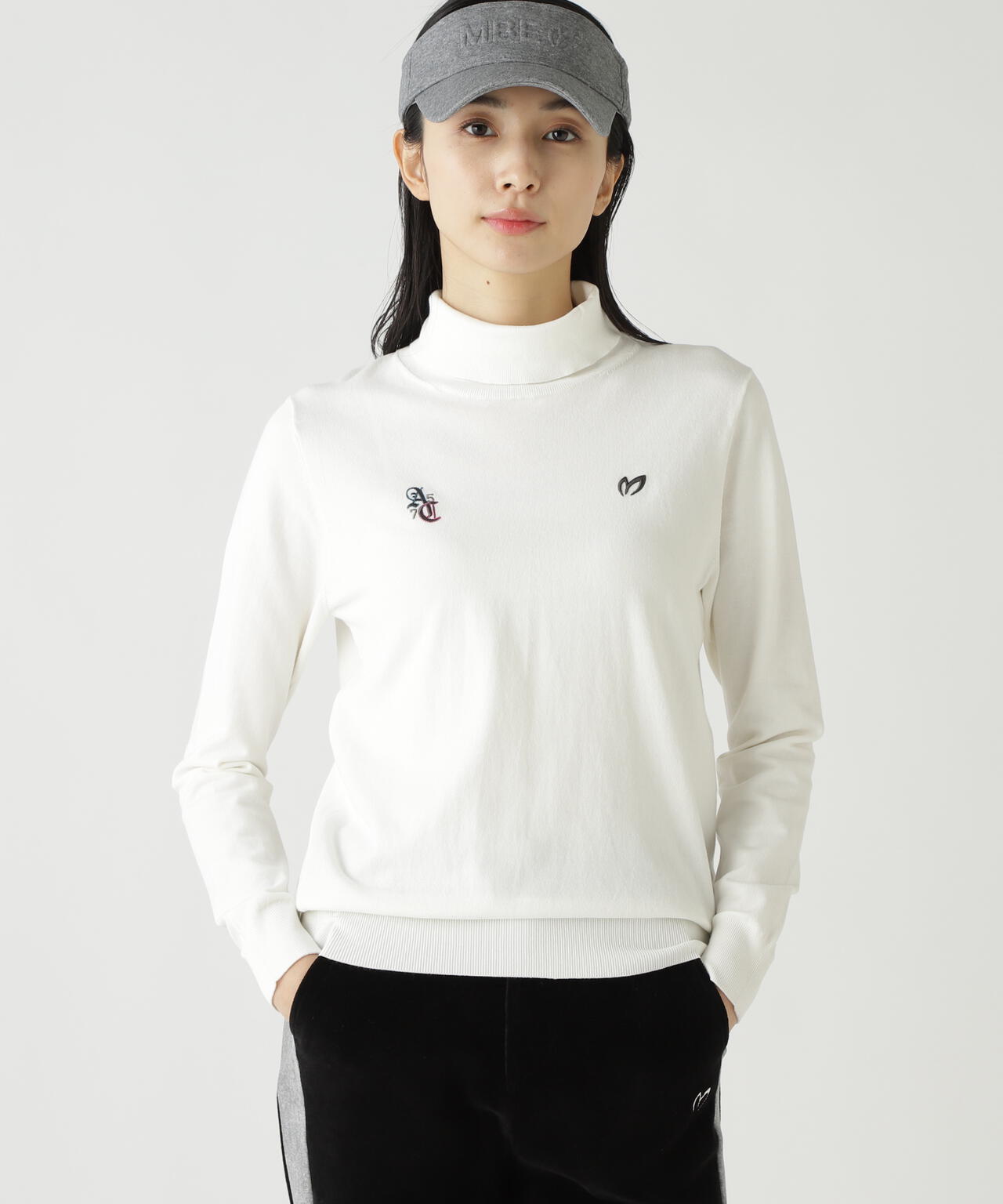 岩井ツインズコラボカラーあり】タートルネックニットプルオーバー