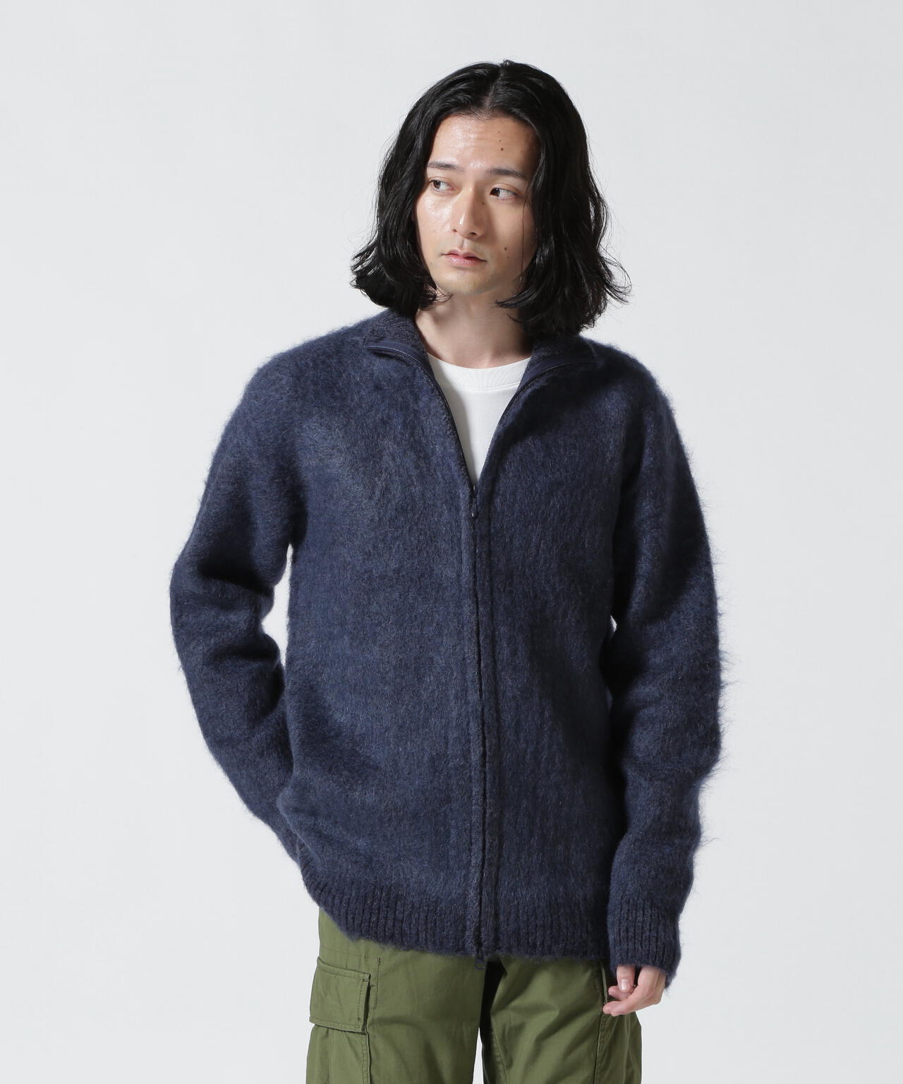 NEEDLES(ニードルズ) ZIPPED MOHAIR CARDIGAN - SOLID | B'2nd（ビー