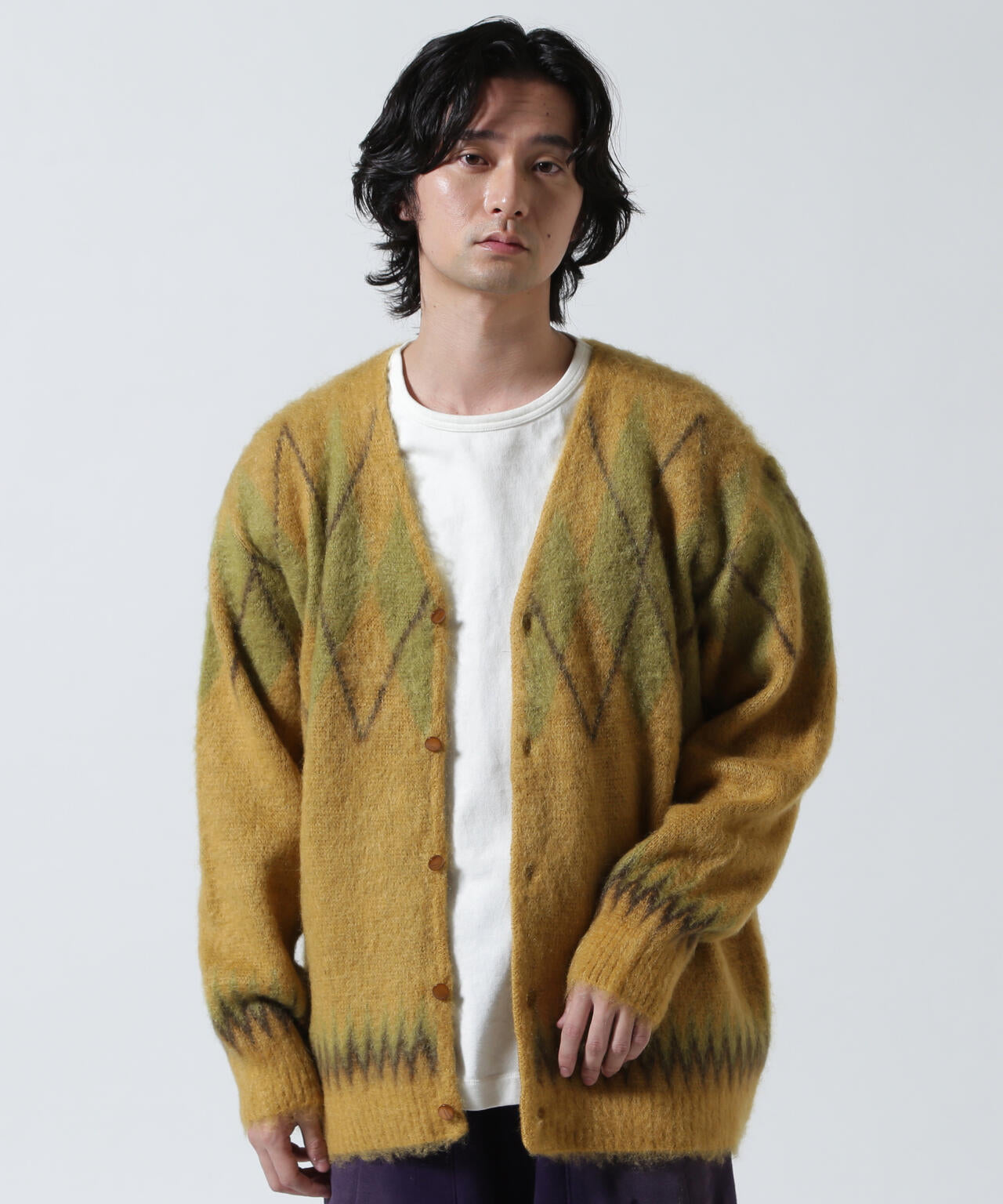 NEEDLES / ニードルズ / Mohair Cardigan - Argyle | B'2nd（ビー