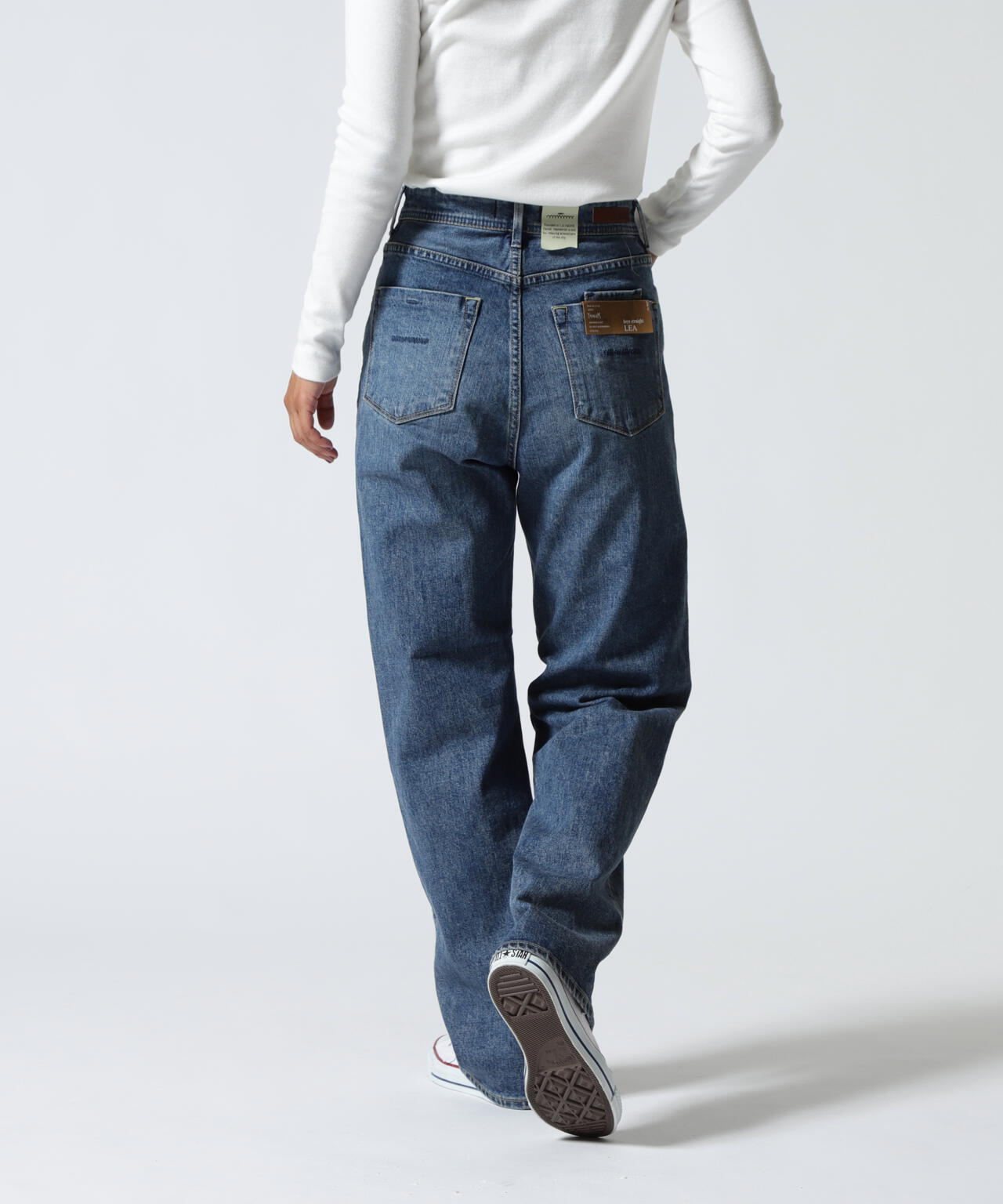 YANUK(ヤヌーク) LEA/Boys Straight/ビンテージヘイジーブルー/VHB