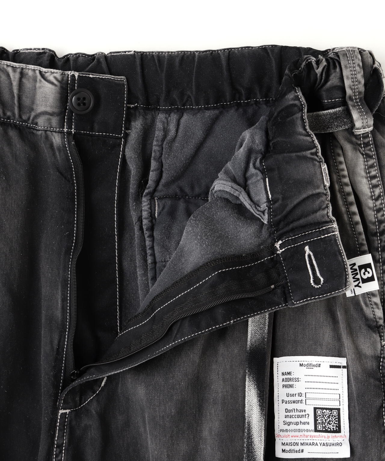 Maison MIHARAYASUHIRO/メゾン ミハラヤスヒロ/C/R SATIN CARGO PANTS