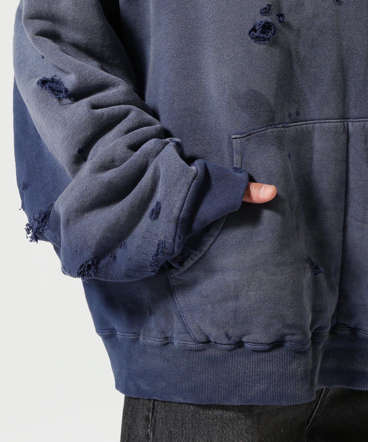 READYMADE/レディーメイド/DOUBLE FACE HOODIE/NAVY | ROYAL FLASH