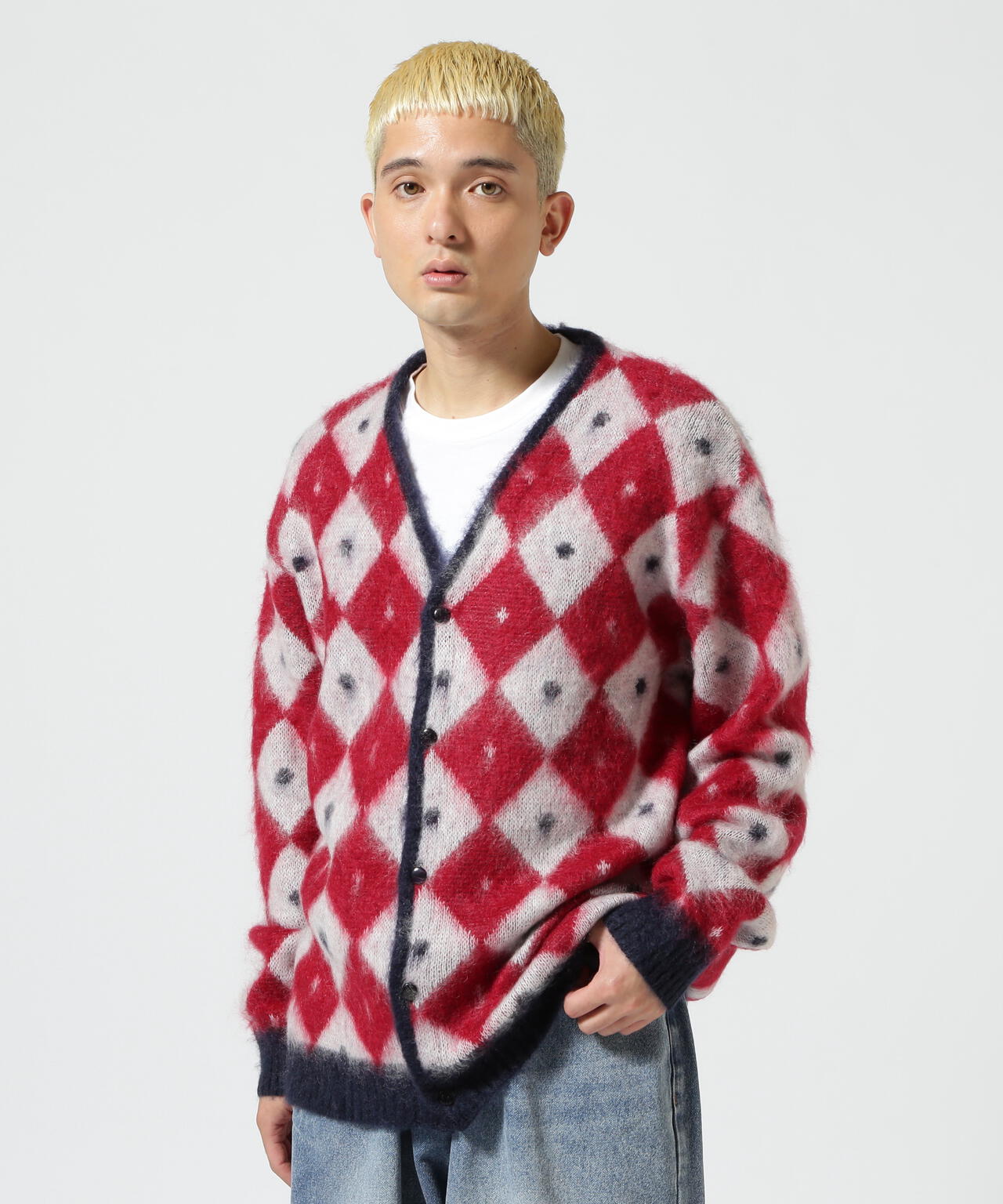 Needles/ニードルズ Mohair Cardigan - Diamond | BEAVER（ビーバー