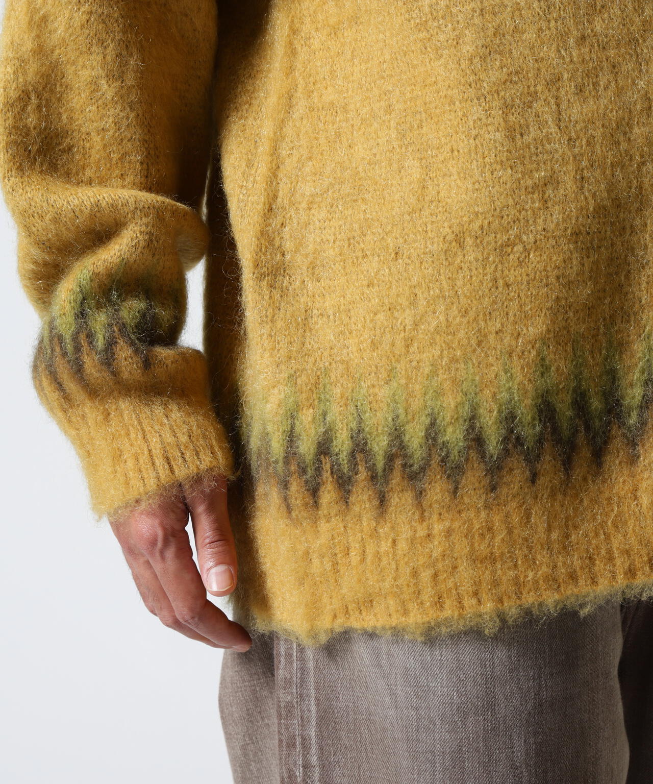 Needles/ニードルズ Mohair Cardigan - Argyle モヘアカーディガン