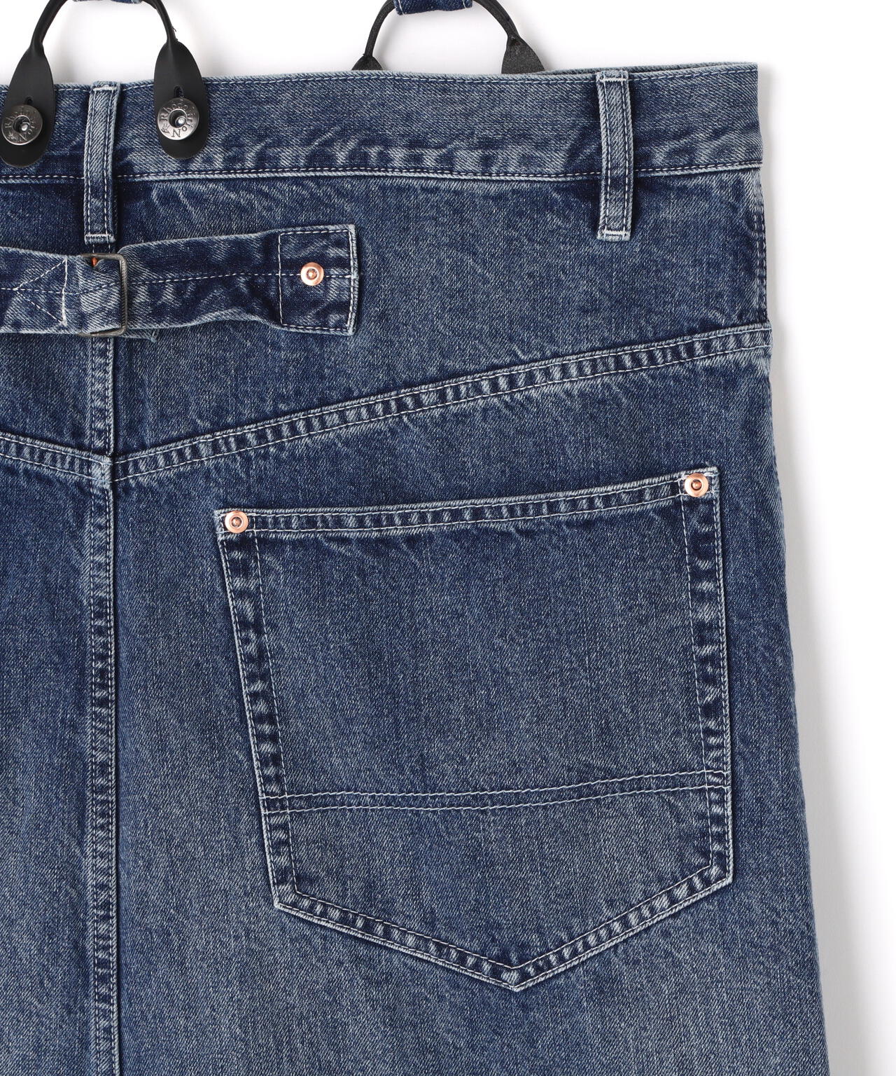 RHODOLIRION/ロドリリオン 5Pockets Suspender Pant-Denim | BEAVER