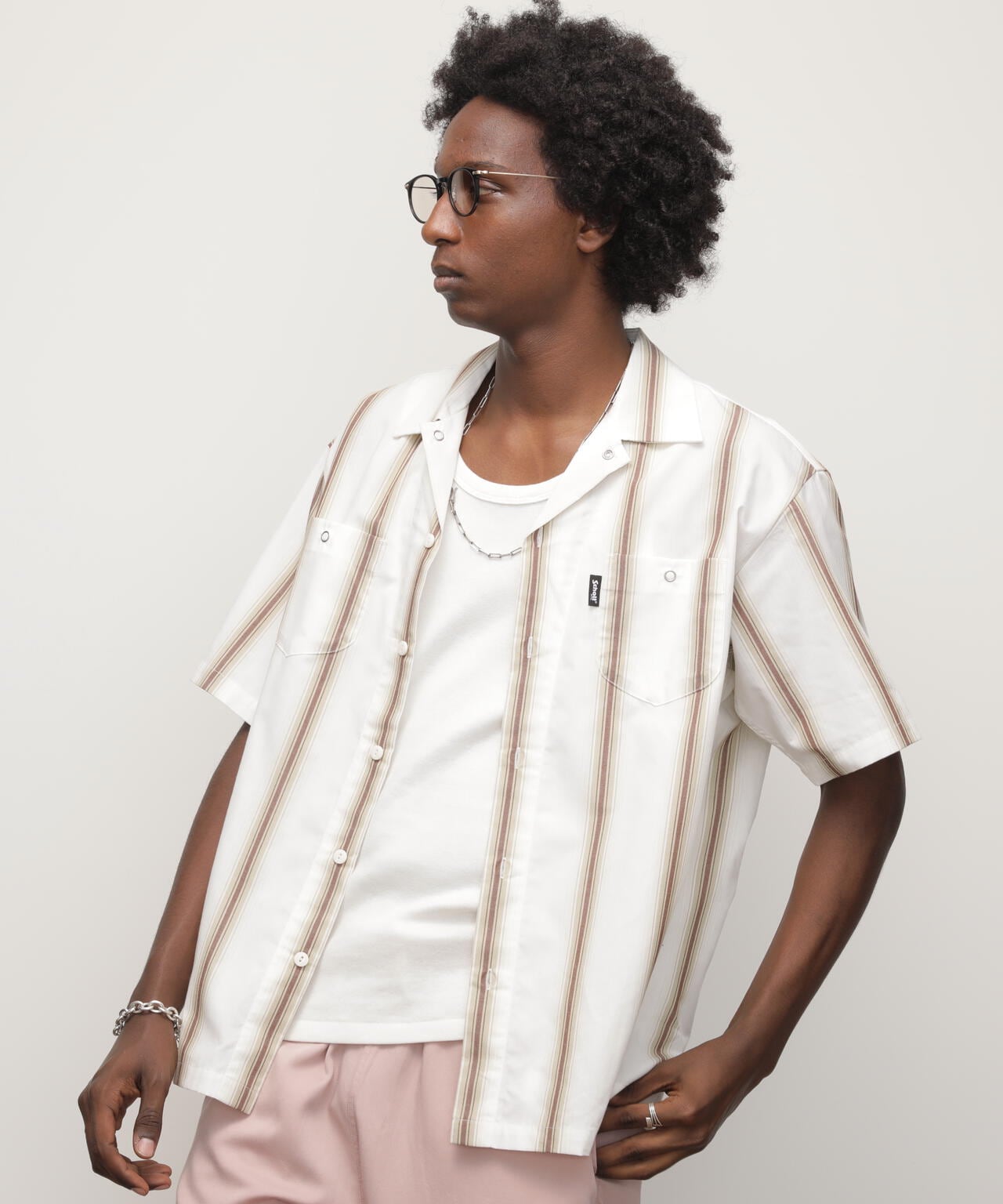 STRIPE WORK SHIRT/ストライプワークシャツ | Schott（ショット