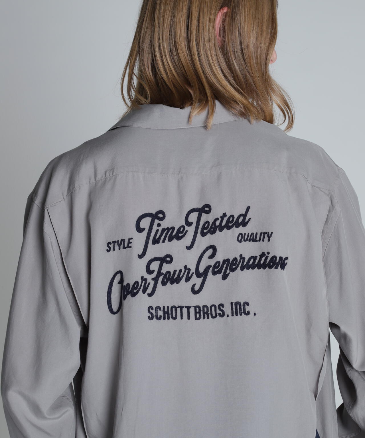 BOWLING LS SHIRT/ボーリング ロングスリーブシャツ | Schott