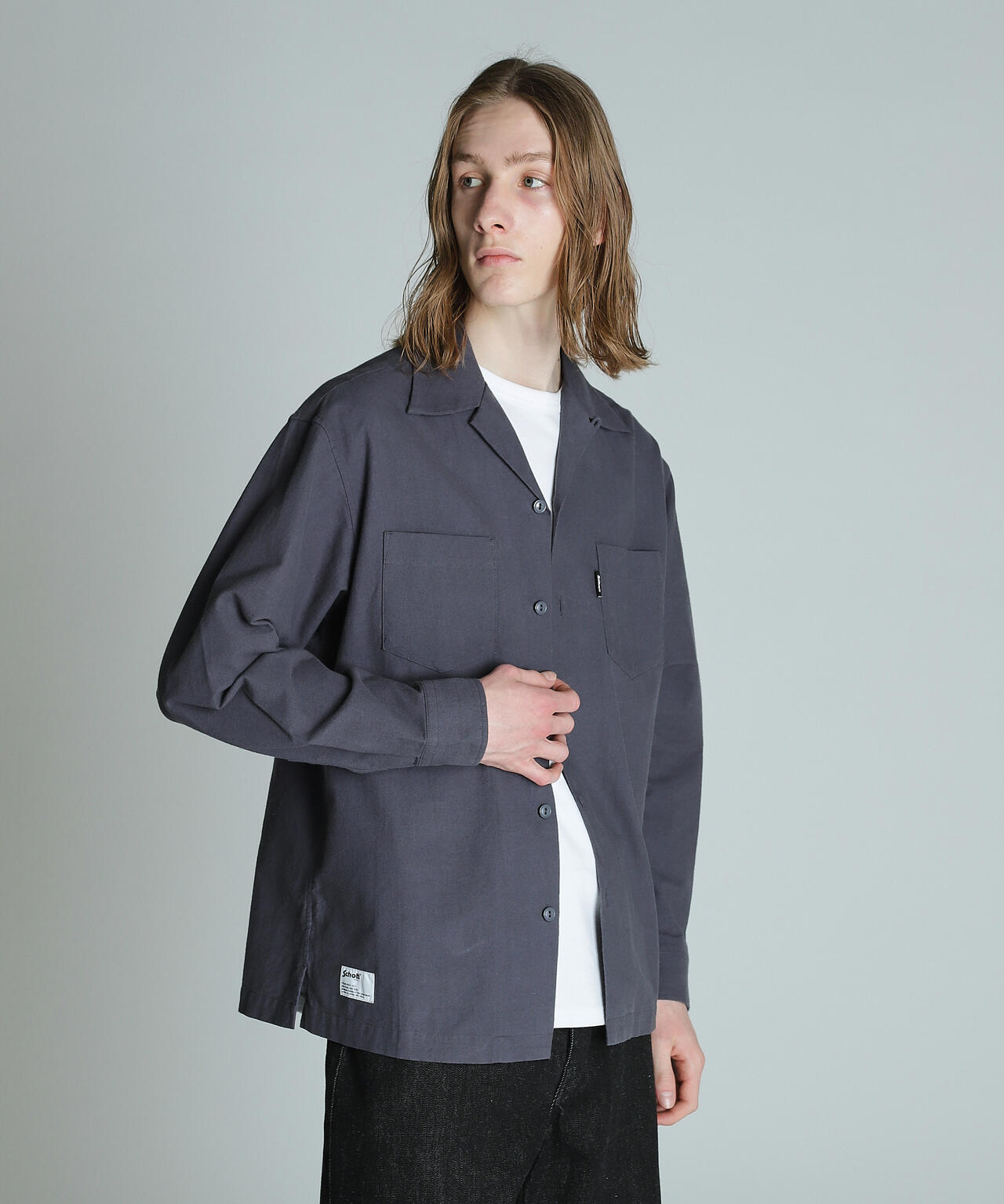 LS NEL SHIRT PLAIN/プレーン ネルシャツ | Schott（ショット