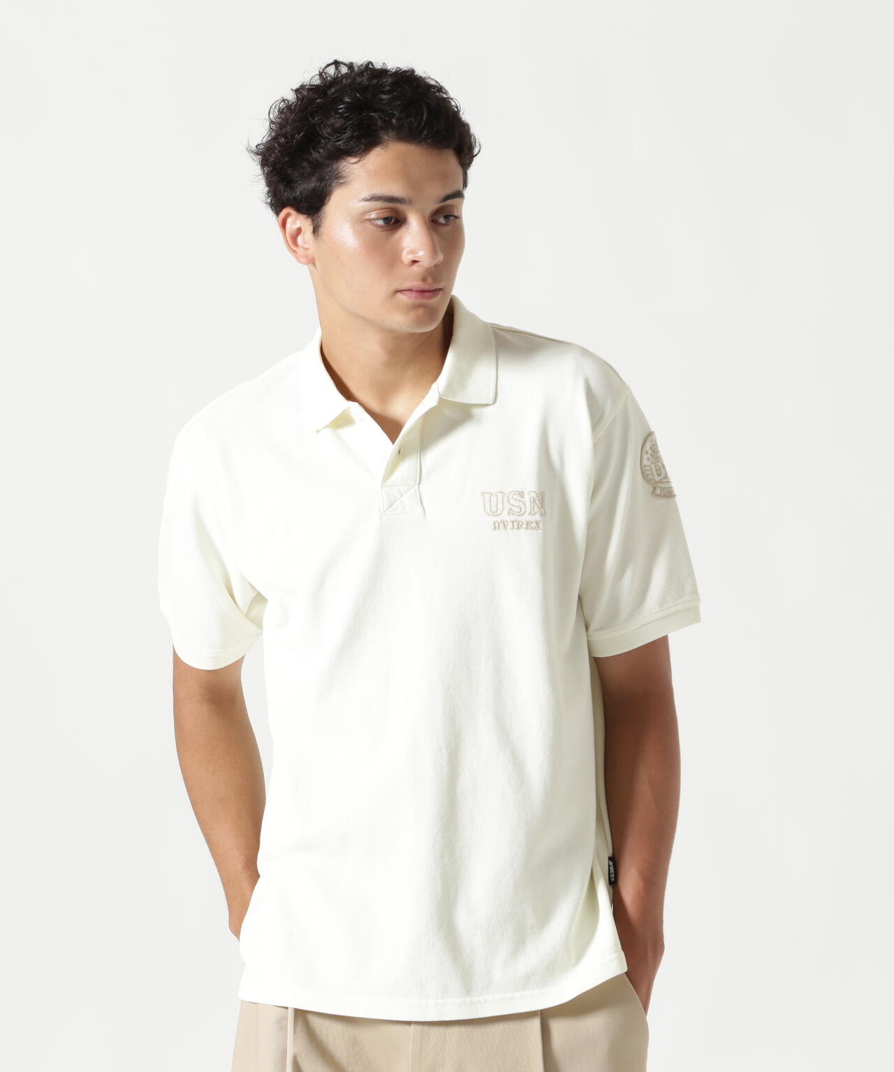 FADE WASH LAST CRUISE EMB POLO SHIRT / フェイドウォッシ ラスト