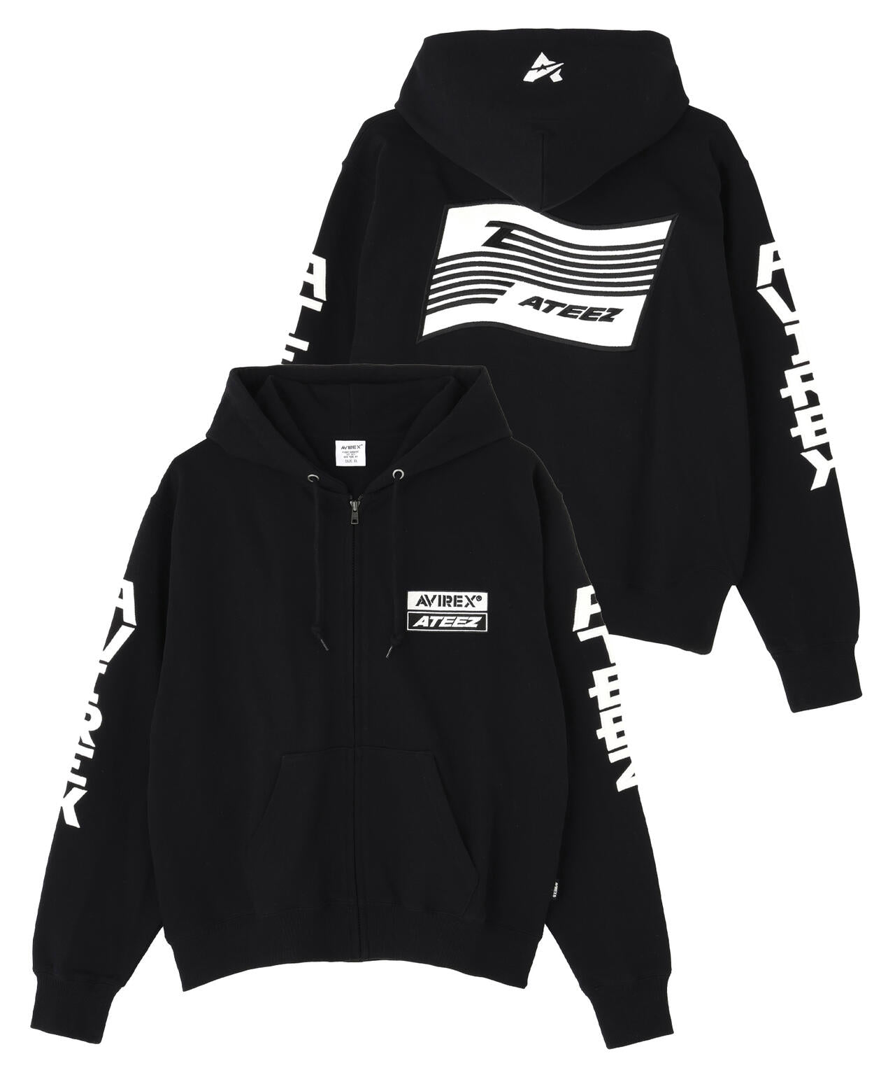 AVIREX × ATEEZ / SLEEVE LOGO PARKA | AVIREX（アヴィレックス
