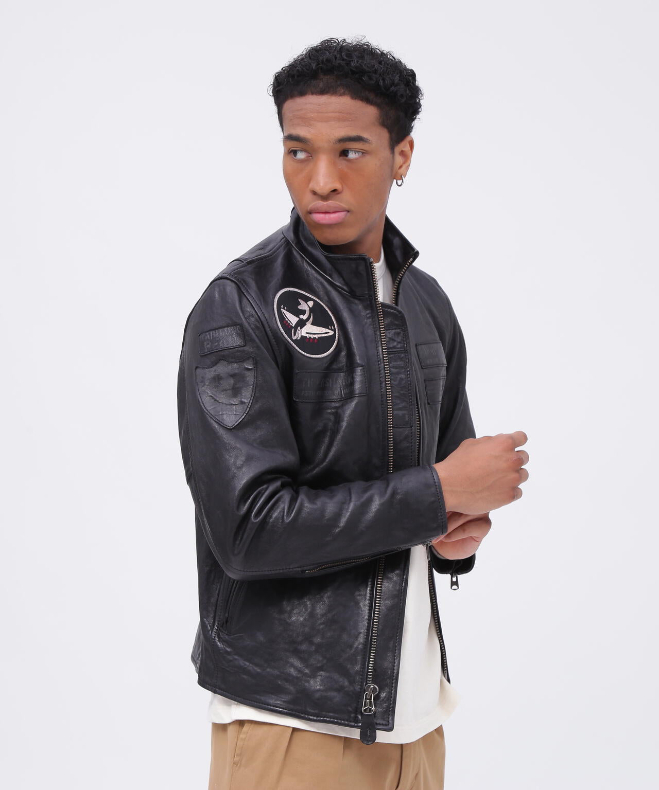 直営店限定》AGED WAPPEN STAND ZIP RIDERS / エイジド ワッペン