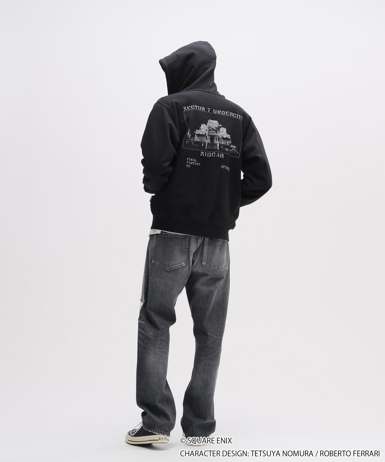 AVIREX × FINAL FANTASY VII REMAKE》ZIP UP HOODIE ”SEVENTH HEAVEN