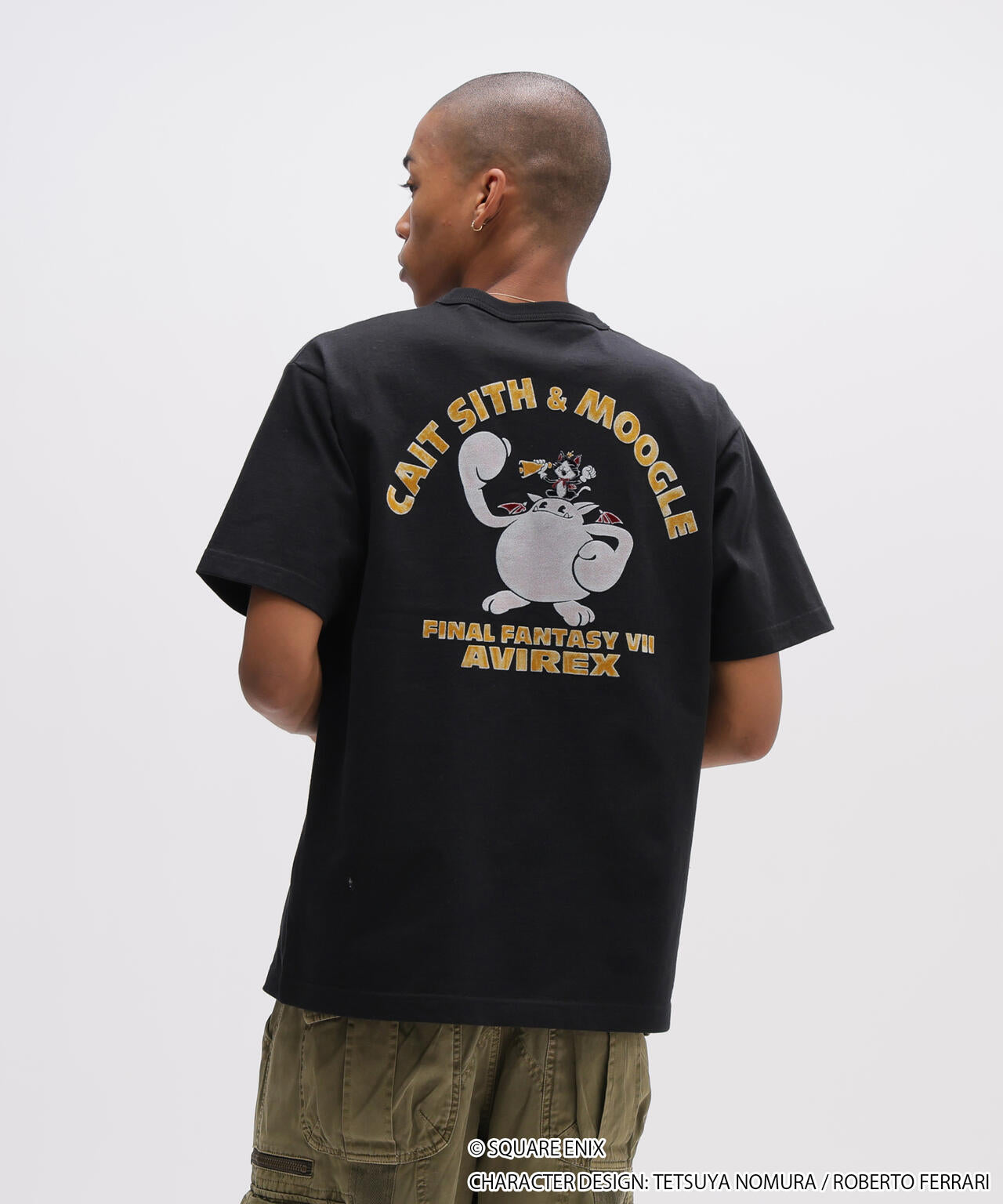 AVIREX Final Fantasy VII コラボTシャツ M ブラック AVIREX × FINAL