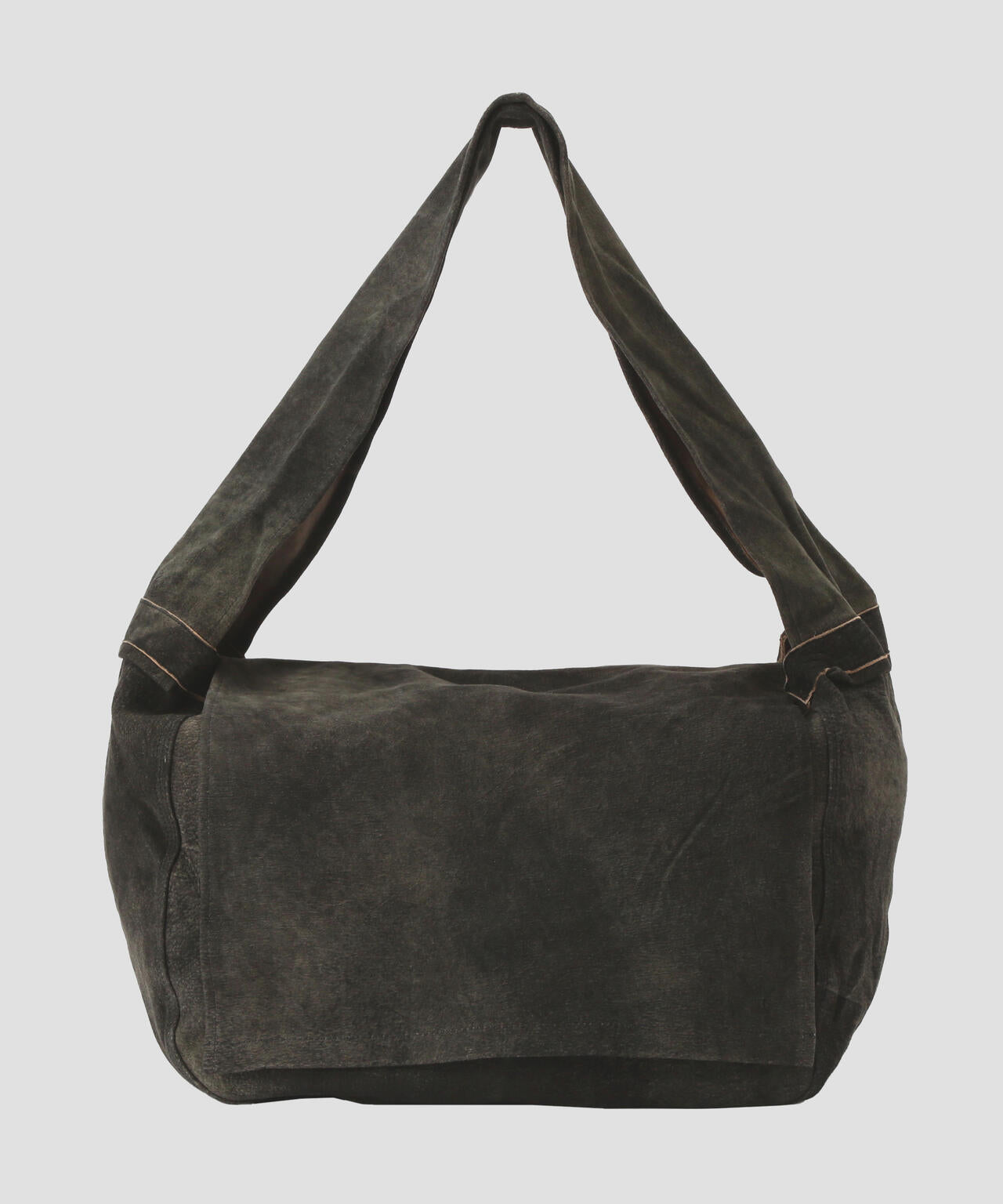 SEVEN BY SEVEN / LEATHER SHOULDER BAG ‐ Goat suede Antique finish