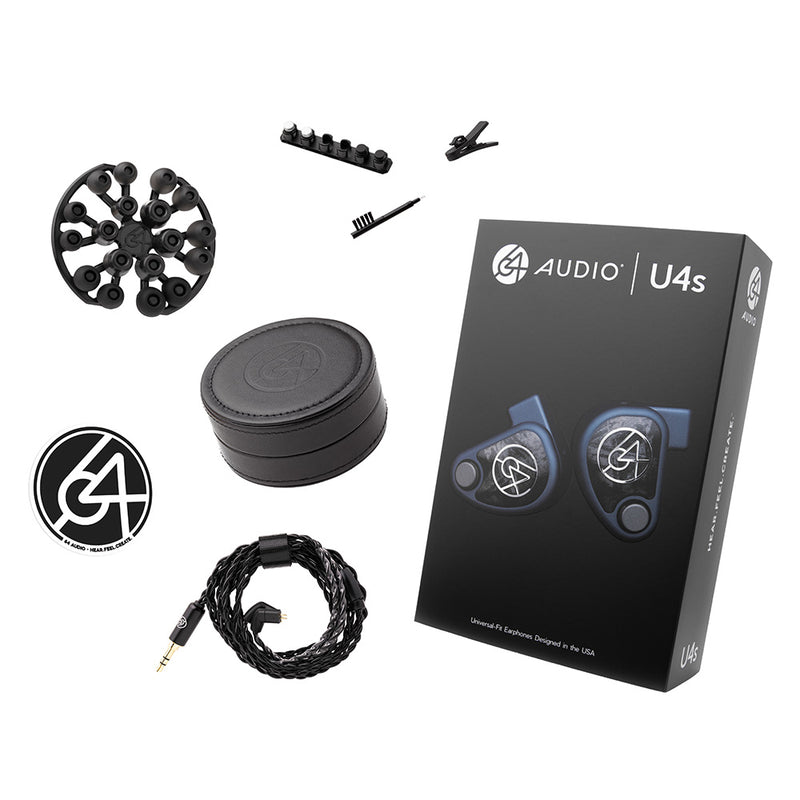 64 Audio「U4s」｜ハイブリッド型4ドライバー・ユニバーサルフィット