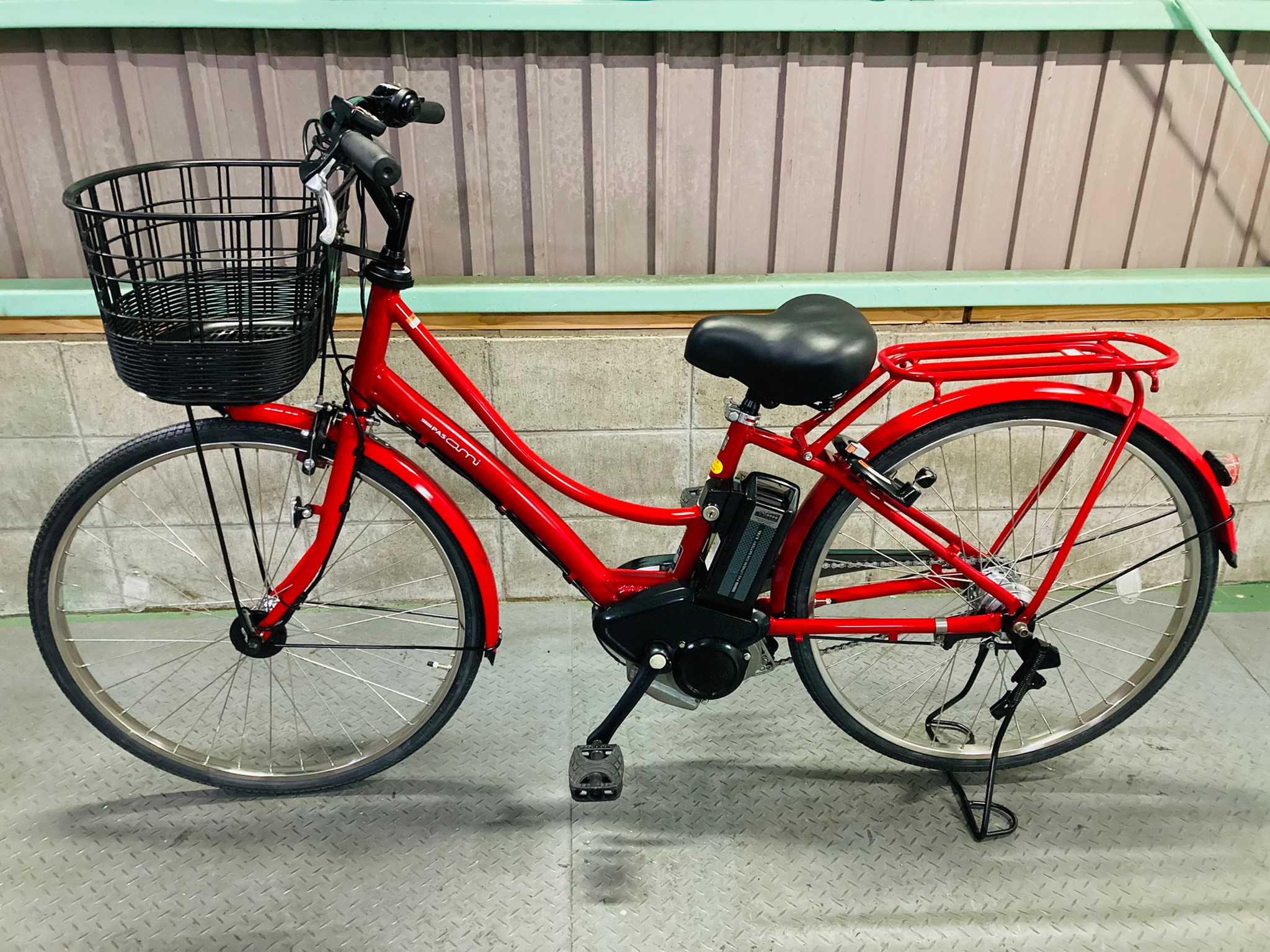 SOLD OUT】電動自転車 ヤマハ PAS ami 26インチ 8.7Ah レッド タイヤ