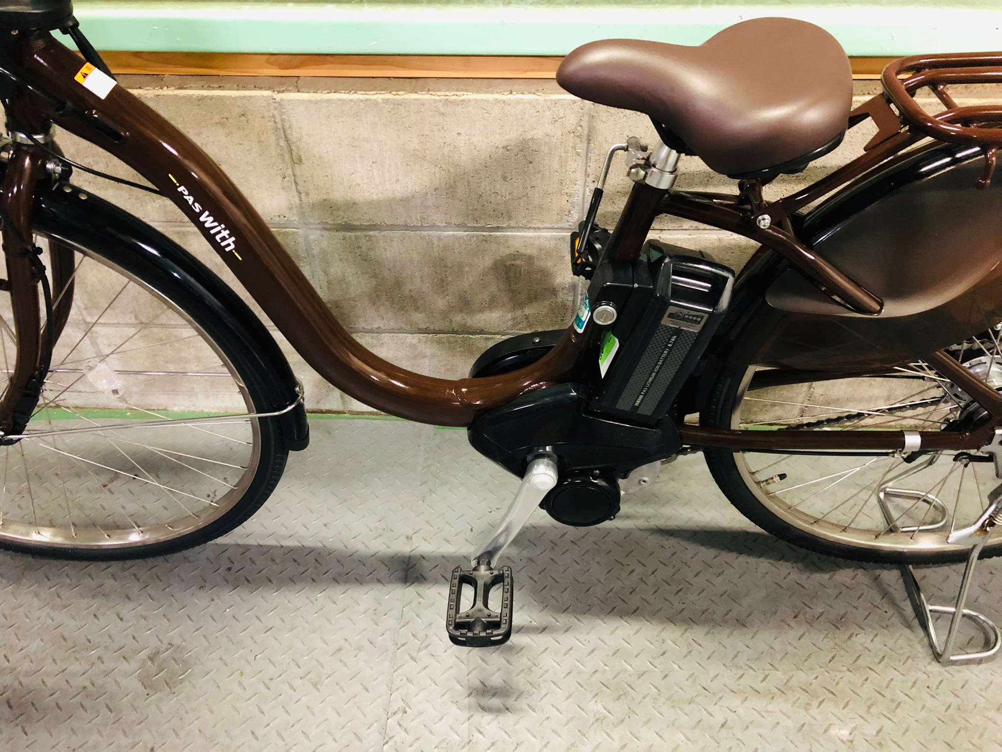 SOLD OUT】電動自転車 ヤマハ PAS with 26インチ 2018年頃 ブラウン